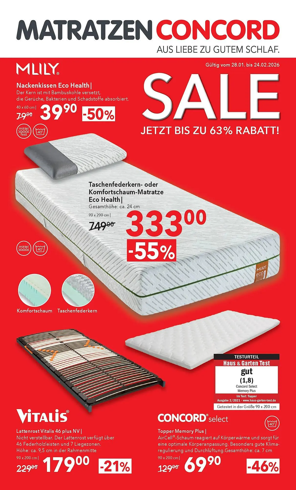 Matratzen Concord Prospekt - 1