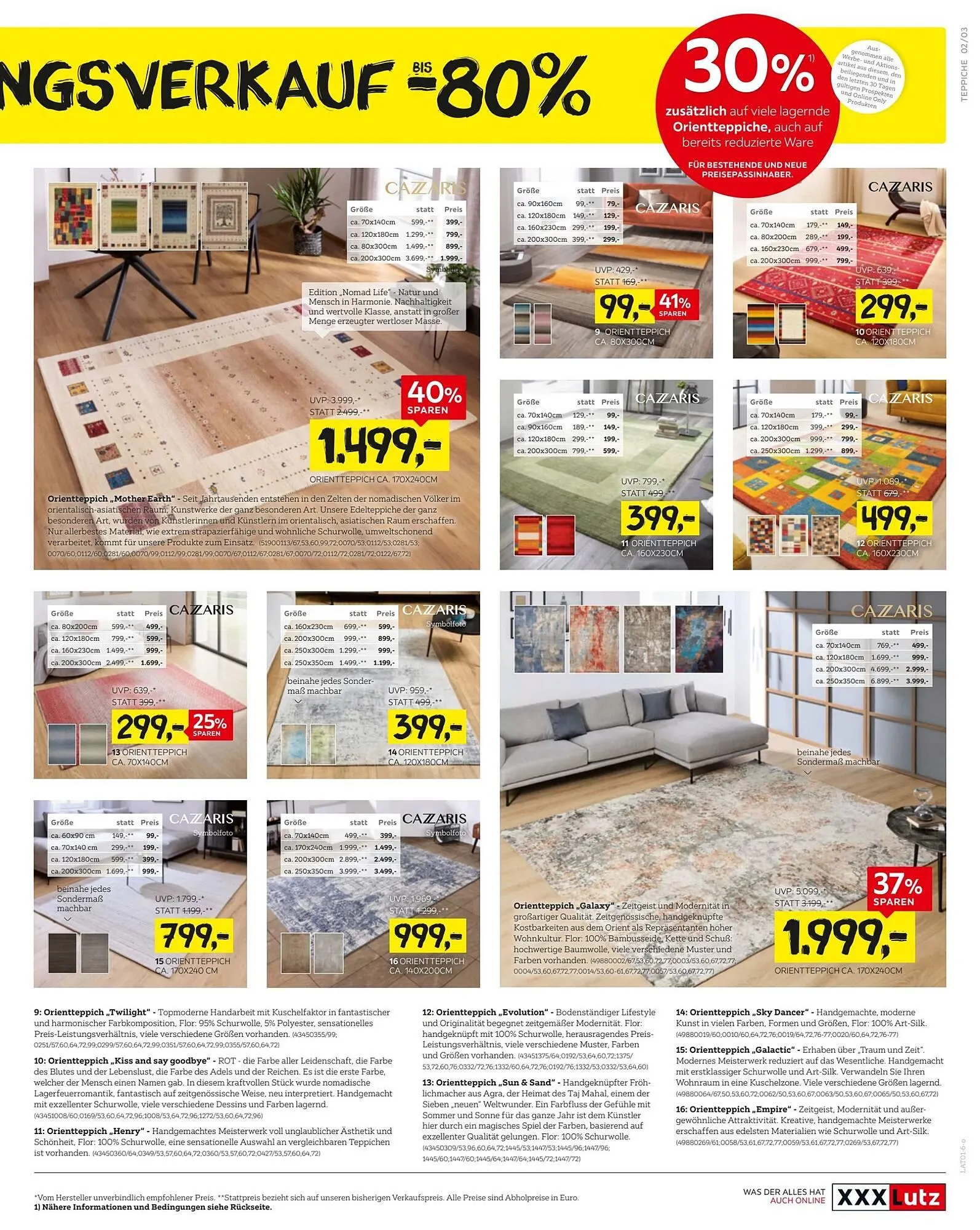 XXXLutz Prospekt von 22. Dezember bis 6. Jänner 2026 - Flugblätt seite  3