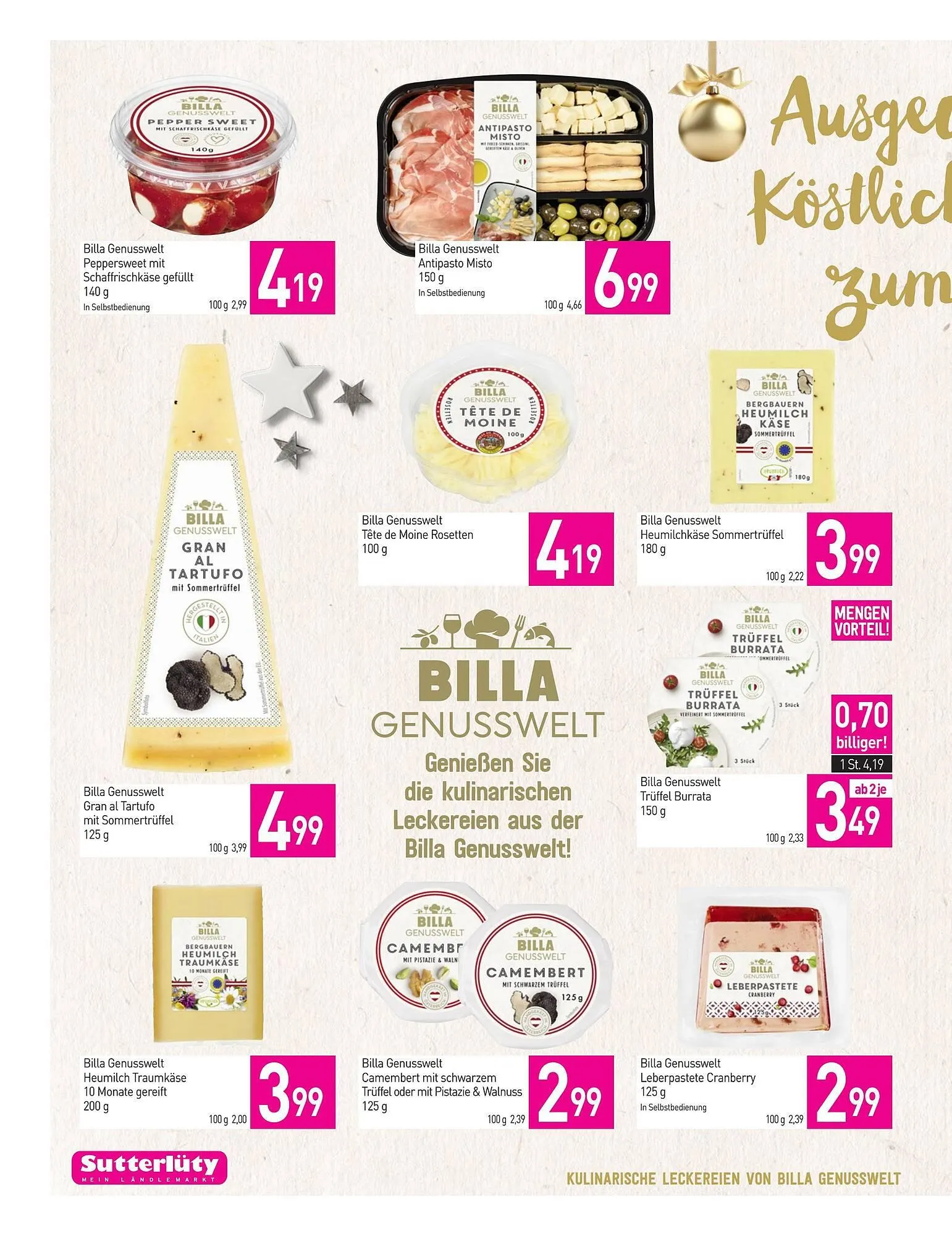 Sutterlüty Flugblatt von 11. Dezember bis 16. Dezember 2025 - Flugblätt seite 14