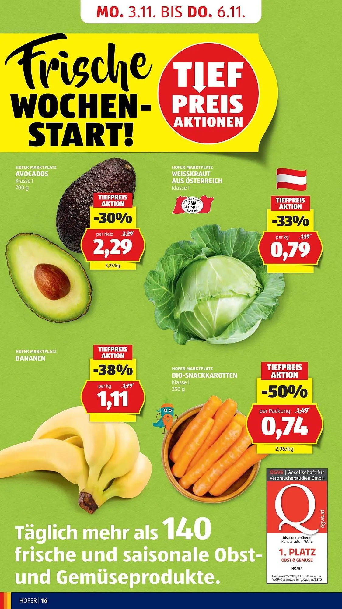 Hofer Flugblatt von 30. Oktober bis 6. November 2025 - Flugblätt seite  18