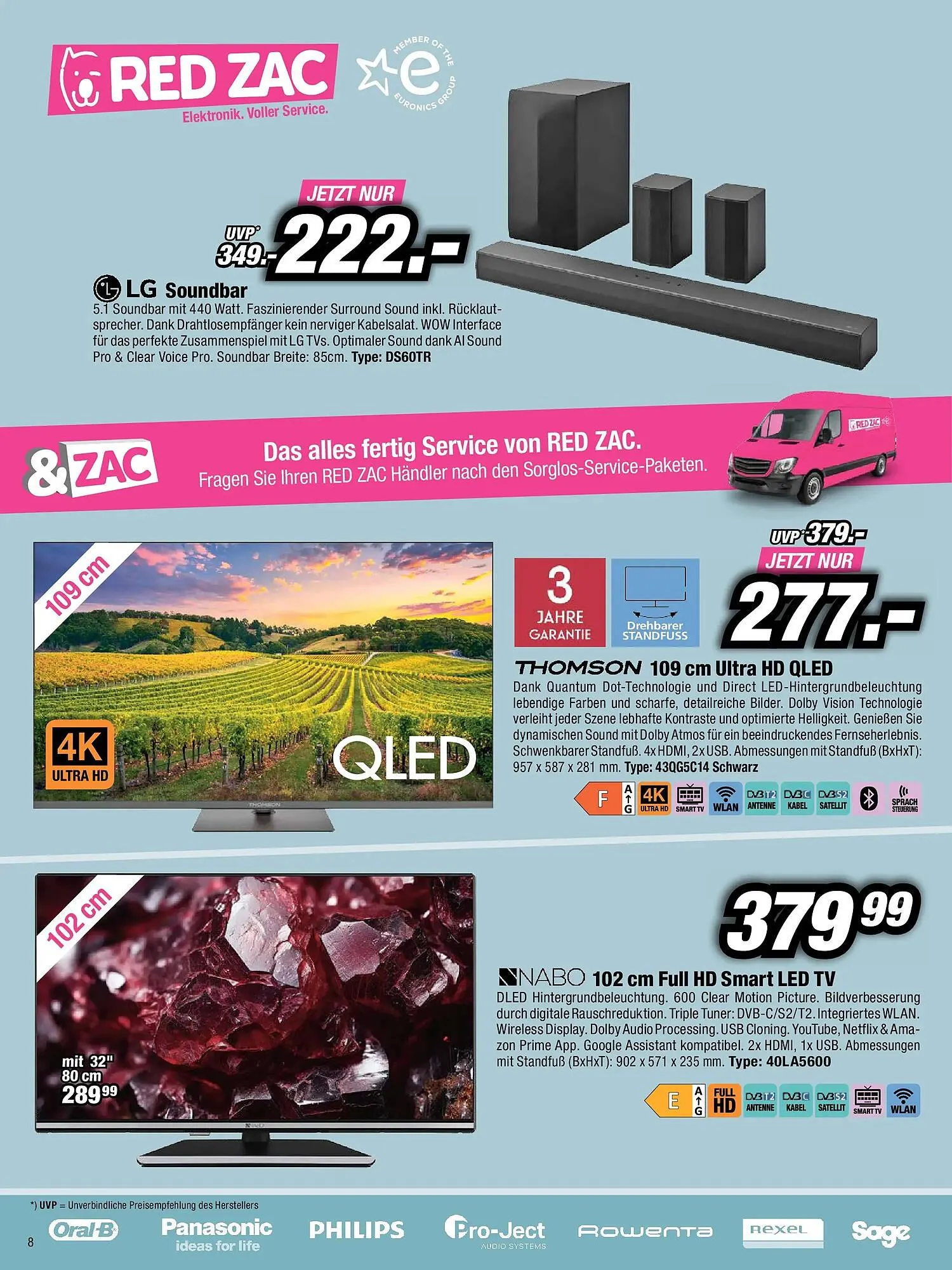 Red Zac Flugblatt von 23. November bis 10. Dezember 2025 - Flugblätt seite  8