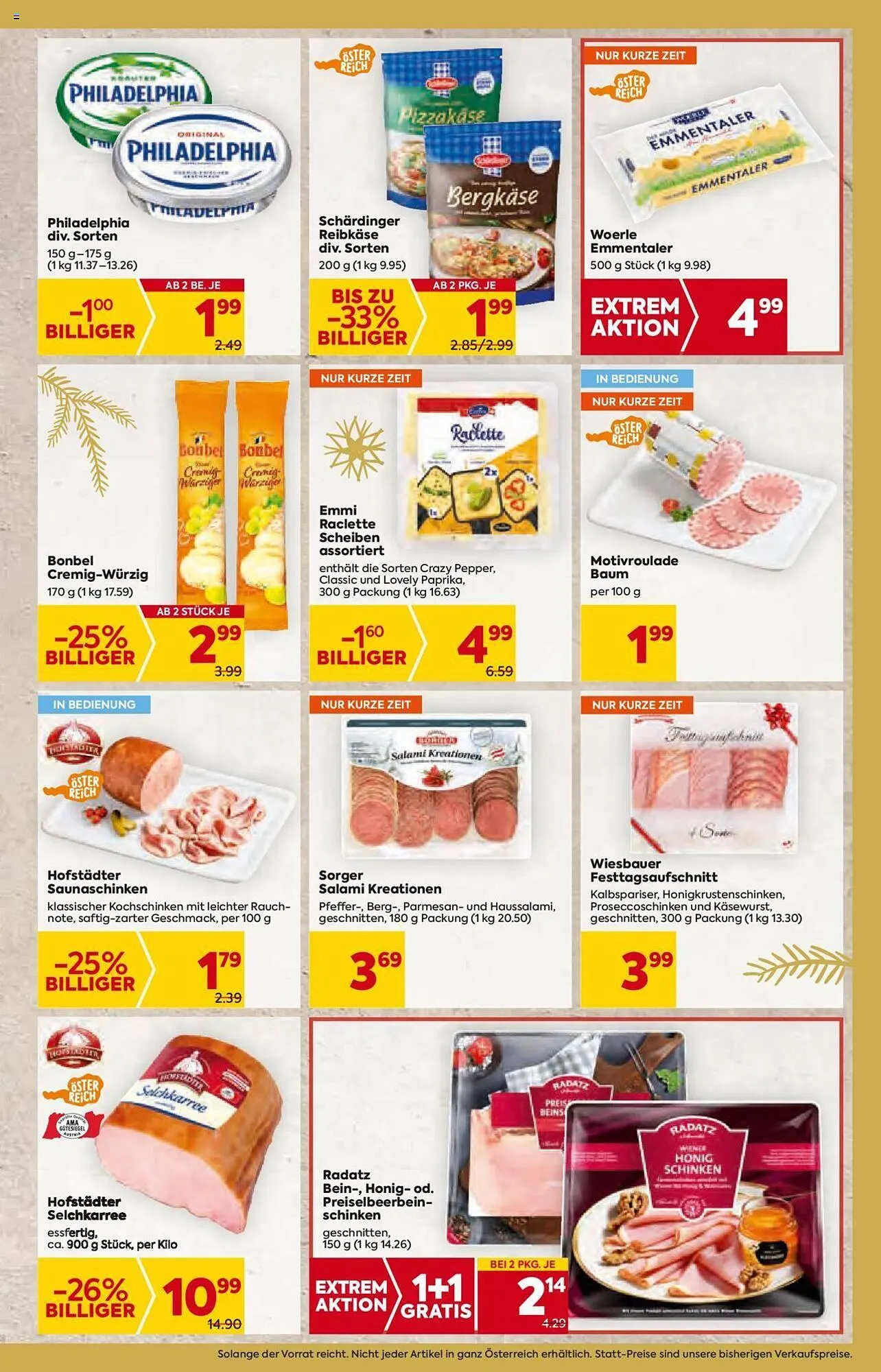 Billa Flugblatt von 7. Dezember bis 13. Dezember 2023 - Flugblätt seite 11