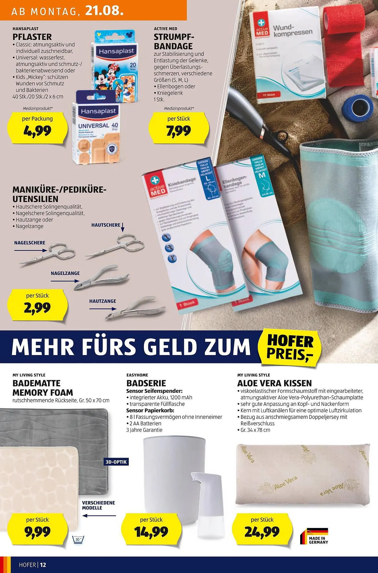 Hofer Flugblatt von 18. August bis 24. August 2023 - Flugblätt seite 14