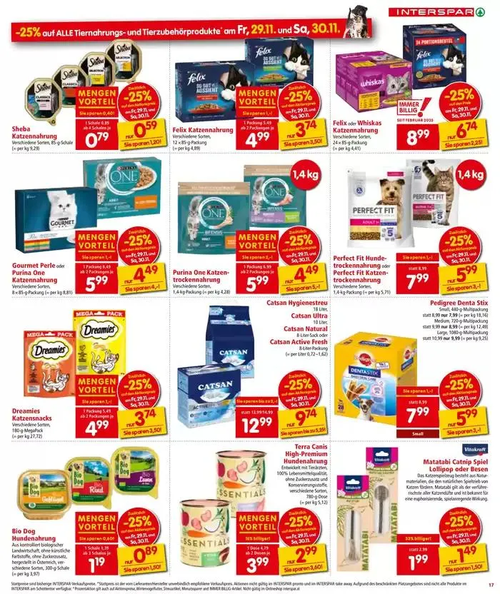 Interspar flugblatt von 29. November bis 13. Dezember 2024 - Flugblätt seite 17