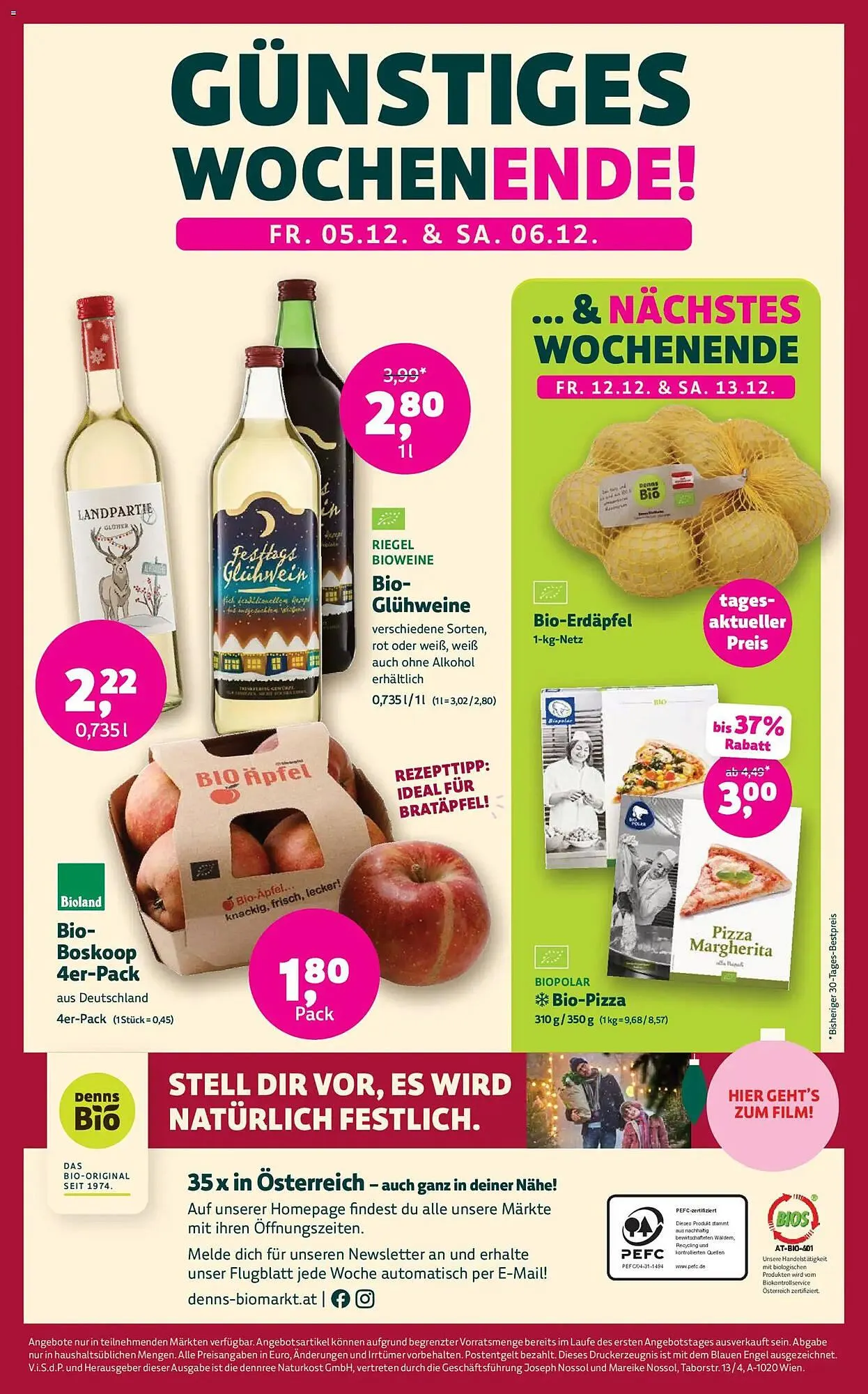 Denn's Biomarkt Flugblatt von 3. Dezember bis 9. Dezember 2025 - Flugblätt seite  12