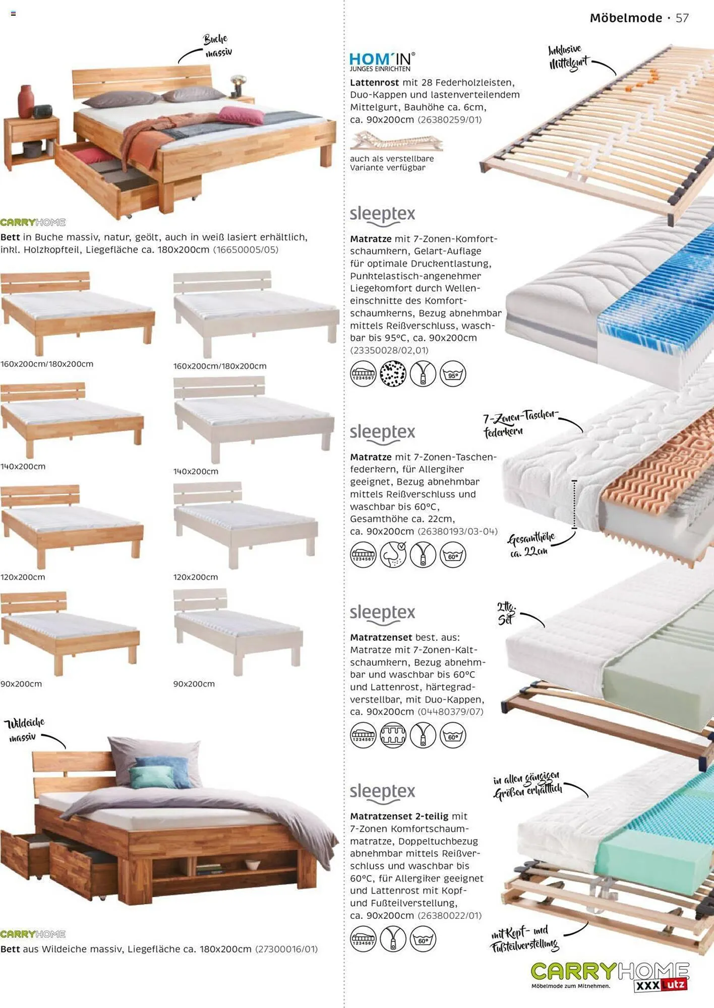 XXXLutz Flugblatt von 5. Juli bis 31. Mai 2024 - Flugblätt seite 57