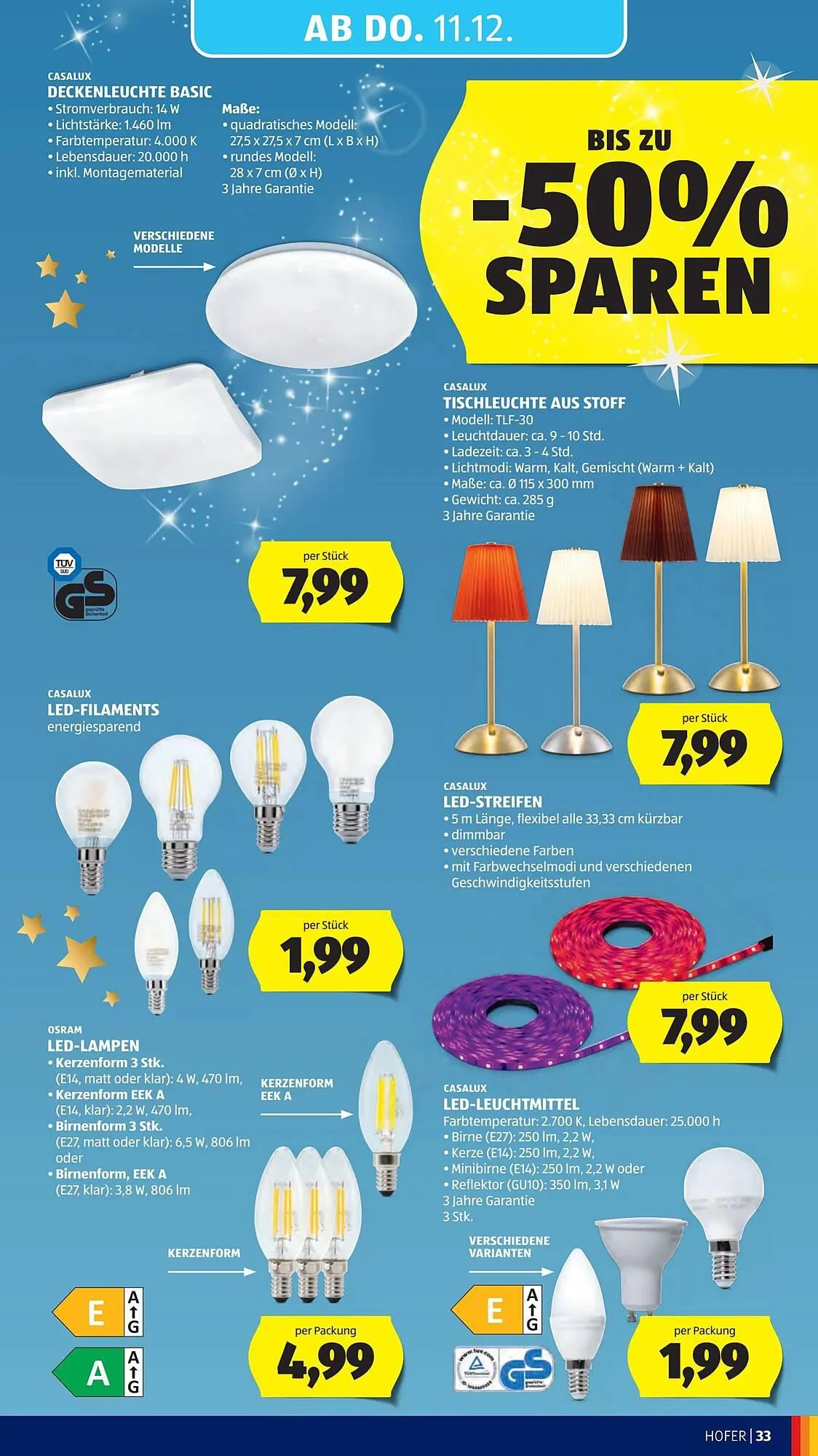 Hofer Flugblatt von 5. Dezember bis 12. Dezember 2025 - Flugblätt seite  47