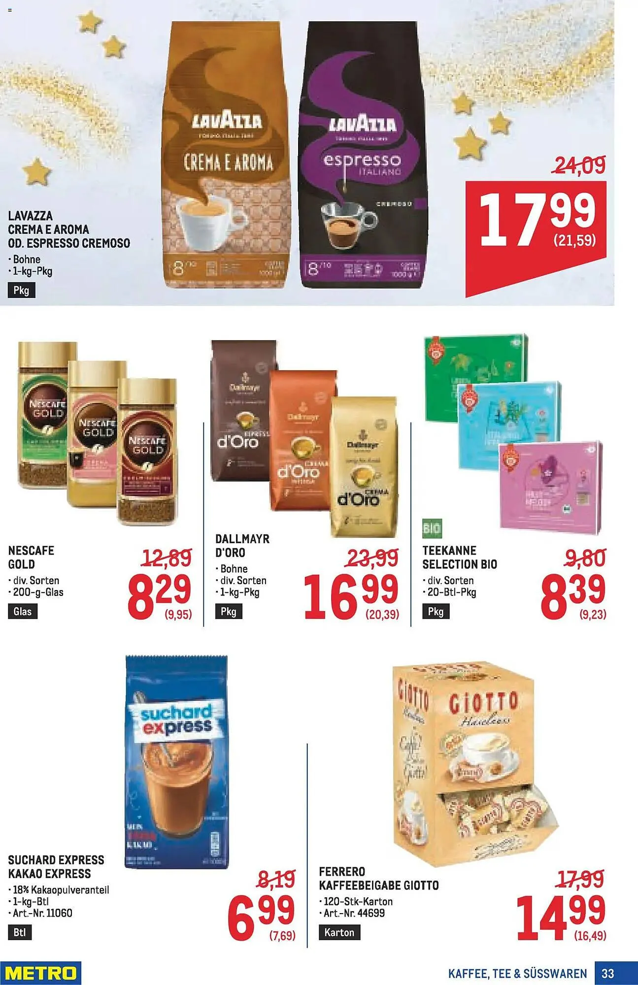 Metro Flugblatt von 27. November bis 10. Dezember 2025 - Flugblätt seite  33