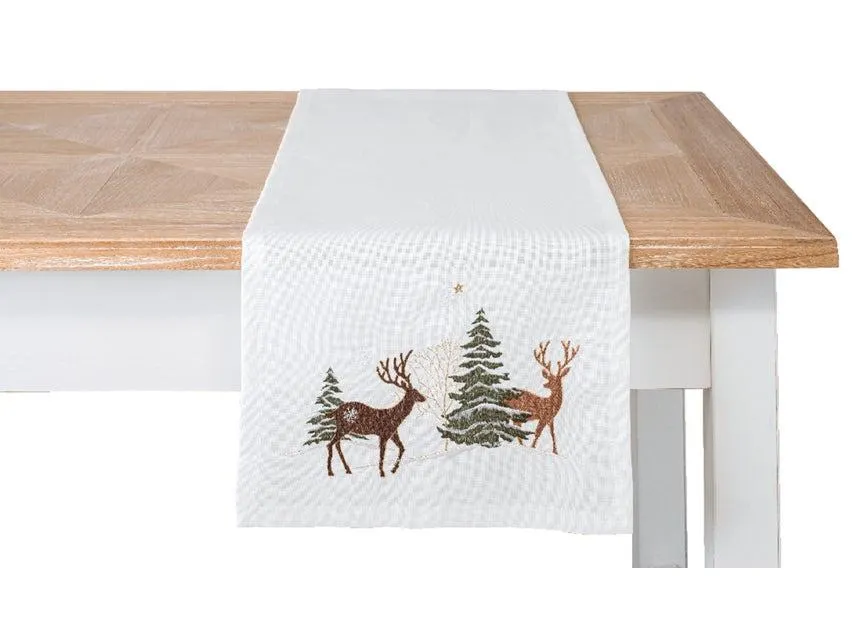 Tischläufer X-Mas Hirsch - 40x140 cm
