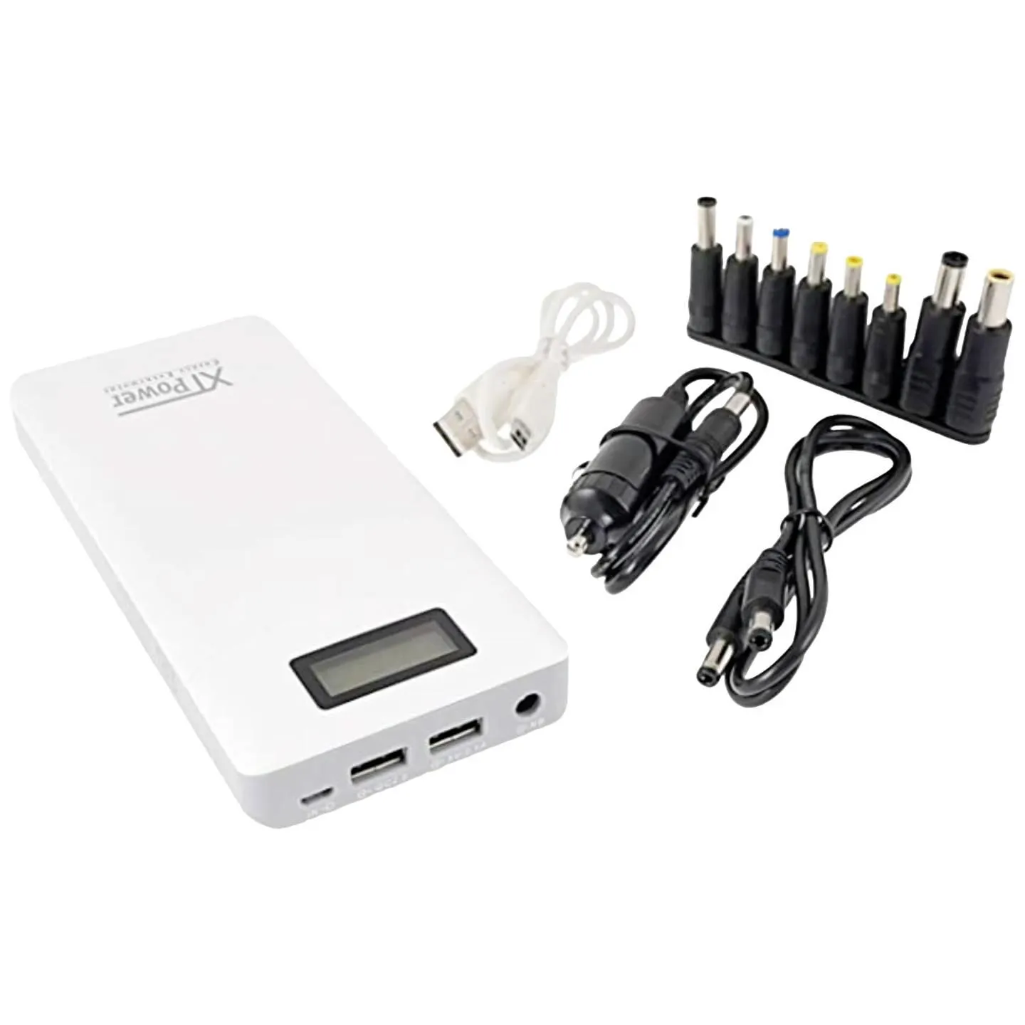 XTPower XT-16000 QC3 Powerbank 15600 mAh Li-Ion USB, DC-Buchse 3.5 mm Weiß Statusanzeige