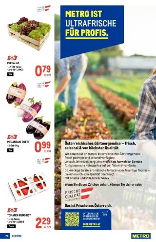 METRO Flugblatt Food - Profi von 11. Juni bis 24. Juni 2026 - Flugblätt seite 26