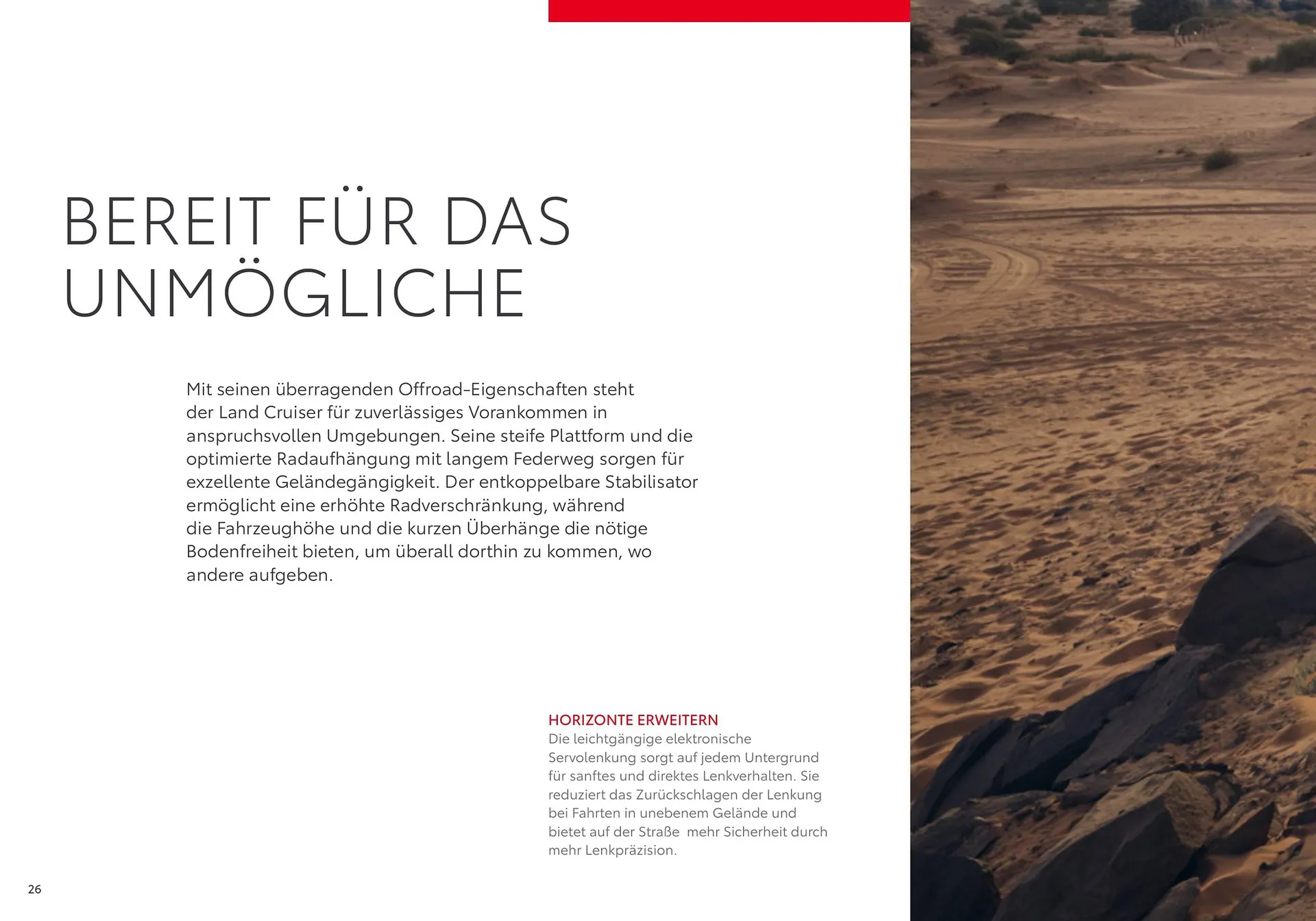 Toyota Flugblatt von 1. April bis 20. Oktober 2026 - Flugblätt seite  26