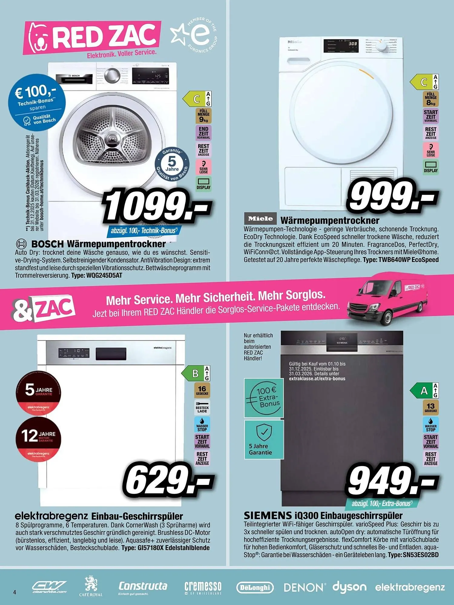 Red Zac Flugblatt von 26. Dezember bis 14. Jänner 2026 - Flugblätt seite  4