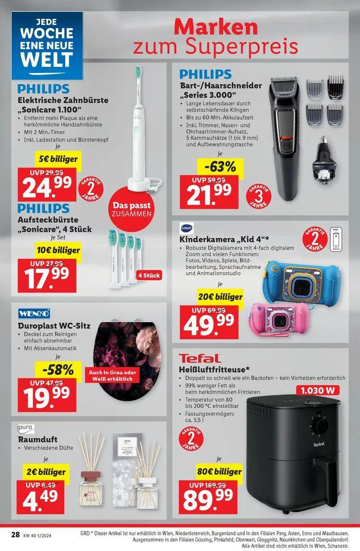 Aktuelle Flugblätter Ab Donnerstag, 26.9. von 26. September bis 2. Oktober 2024 - Flugblätt seite  30