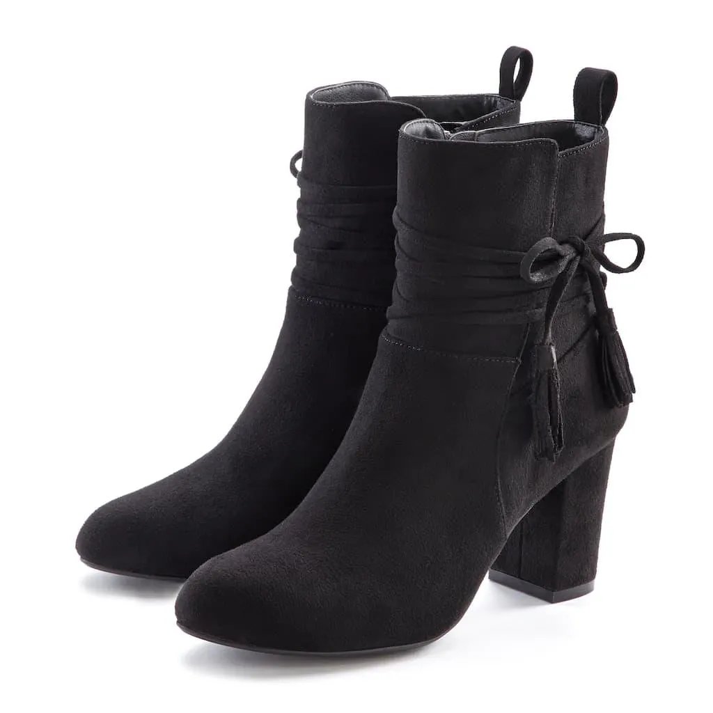 LASCANA Stiefelette mit Blockabsatz, High-Heel-Stiefelette, Ankle Boots, Stiefel