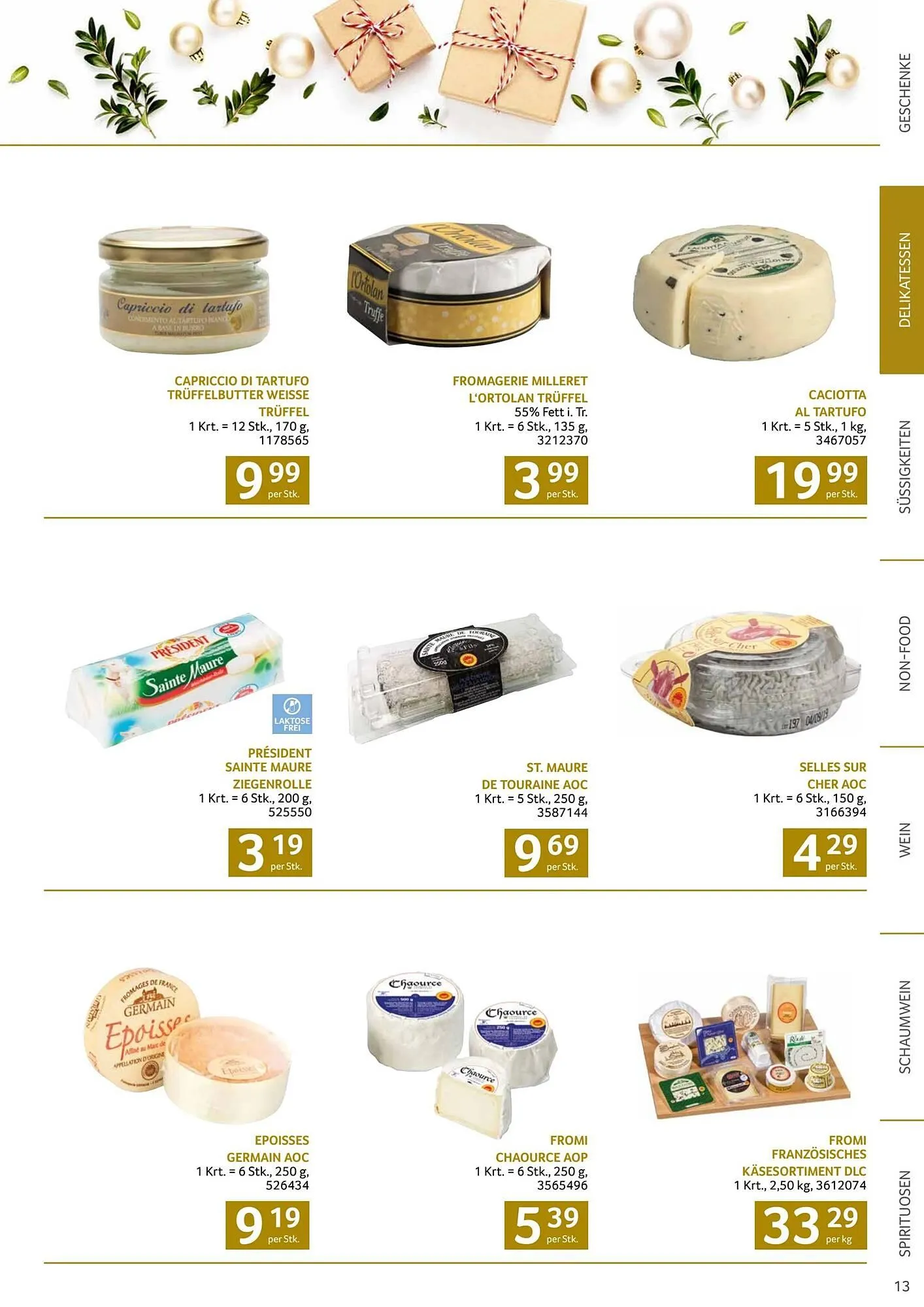 Transgourmet Flugblatt von 13. Oktober bis 25. Dezember 2024 - Flugblätt seite 13