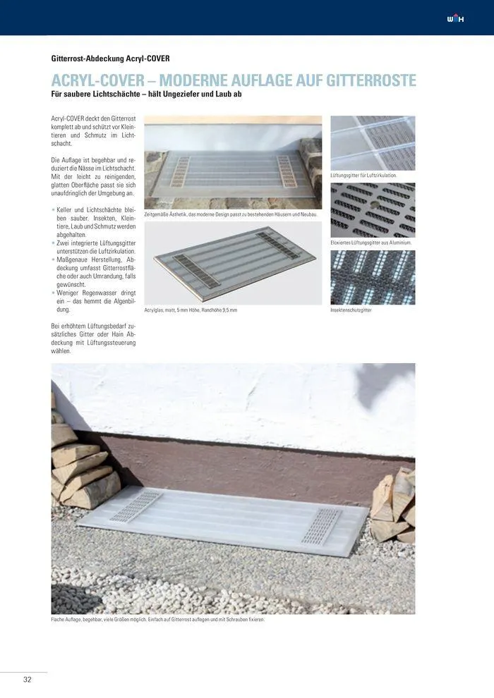 Betonlistschächte Preisliste 2024 von 5. Juni bis 31. Dezember 2024 - Flugblätt seite 32