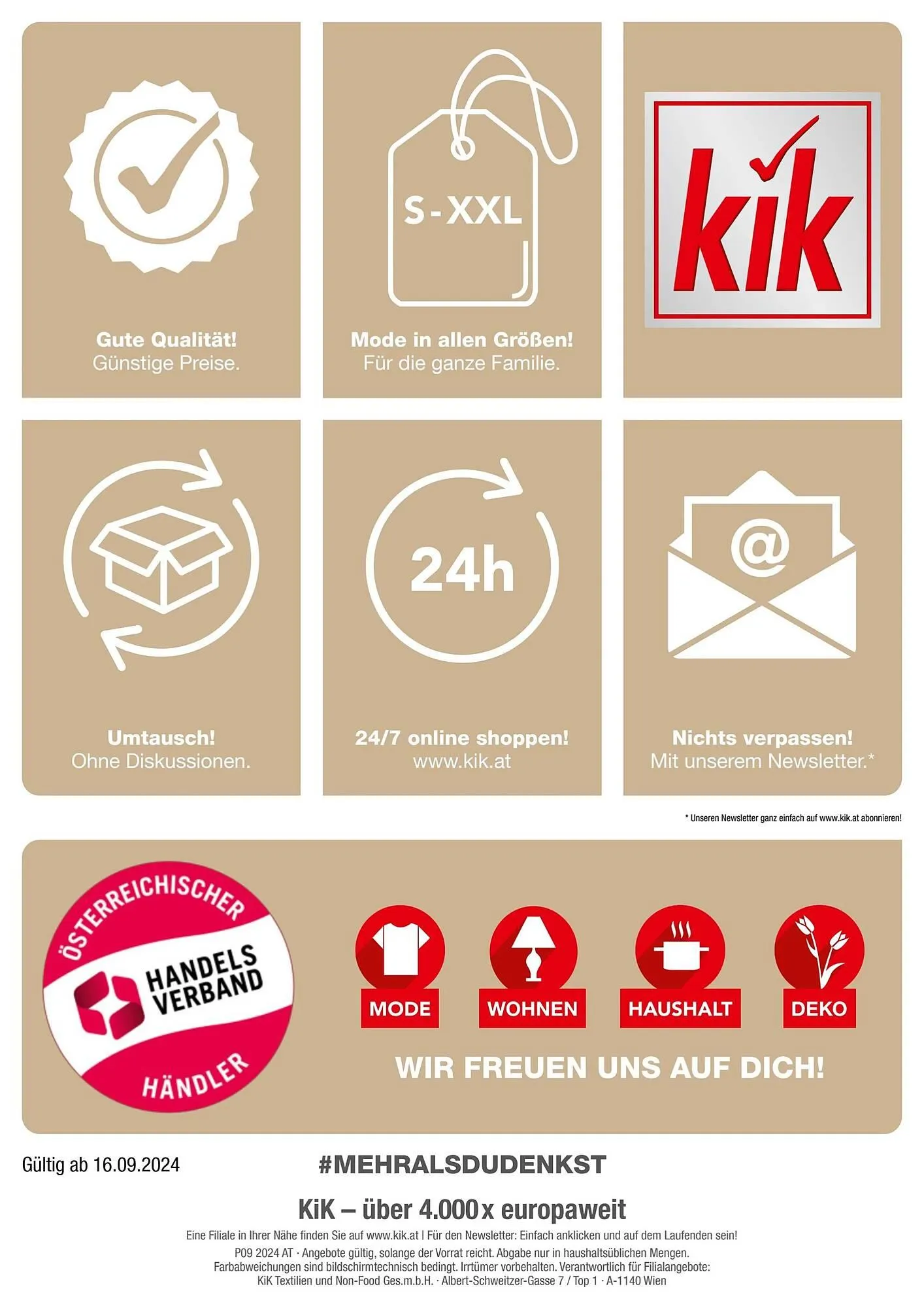 KiK Flugblatt von 16. September bis 1. Oktober 2024 - Flugblätt seite  18