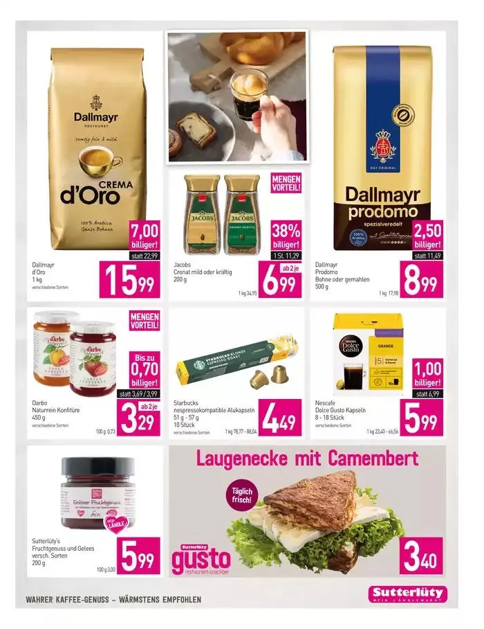 Sutterlüty flugblatt von 7. November bis 13. November 2024 - Flugblätt seite  7