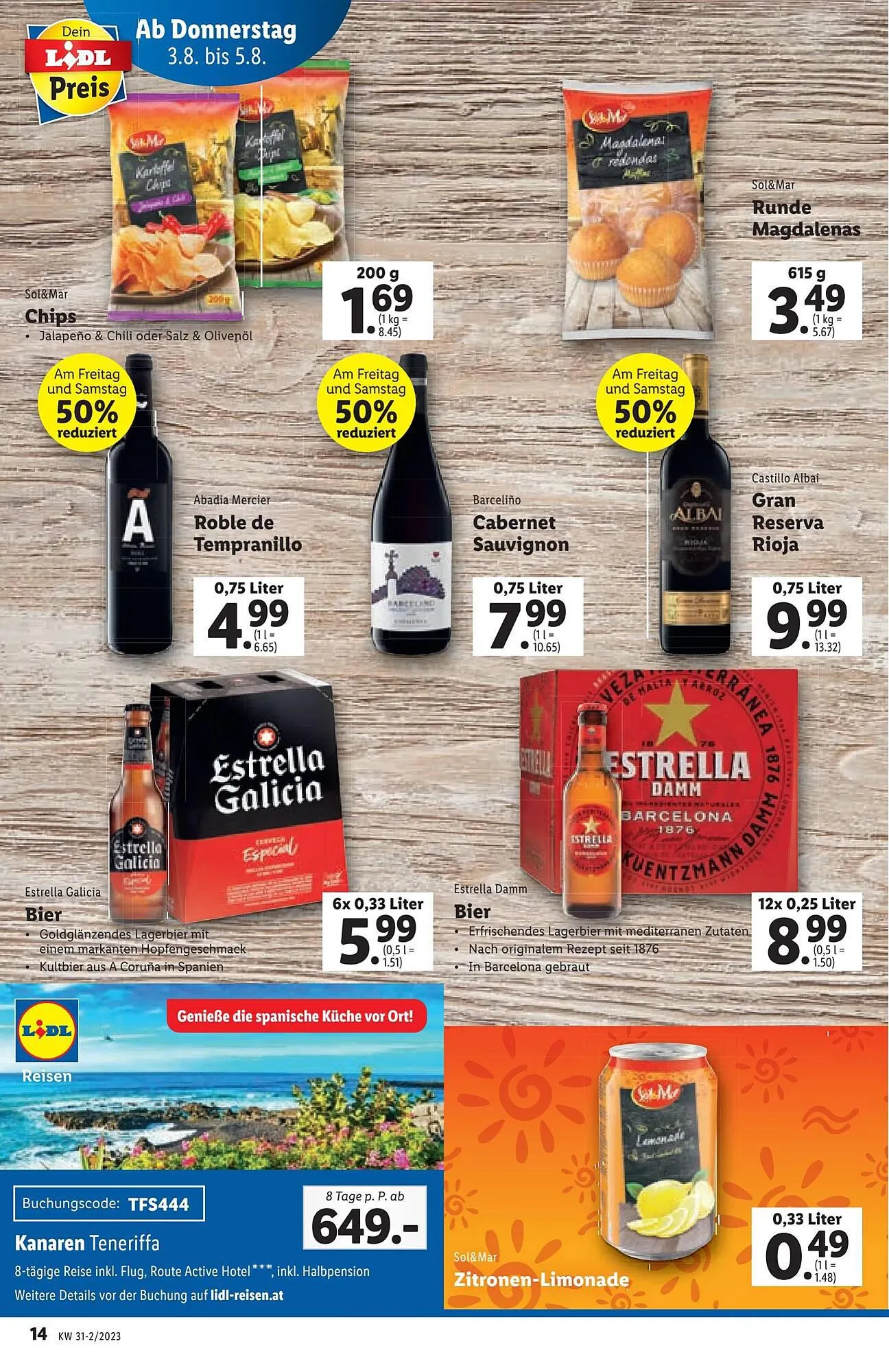 Lidl Flugblatt von 2. August bis 9. August 2023 - Flugblätt seite 14