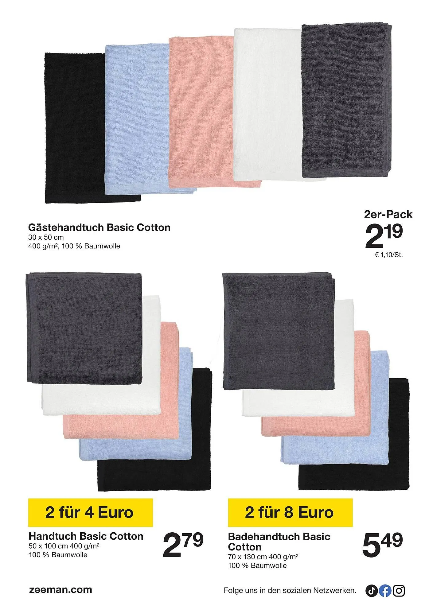 Zeeman Prospekt von 27. Dezember bis 9. Jänner 2026 - Flugblätt seite  2