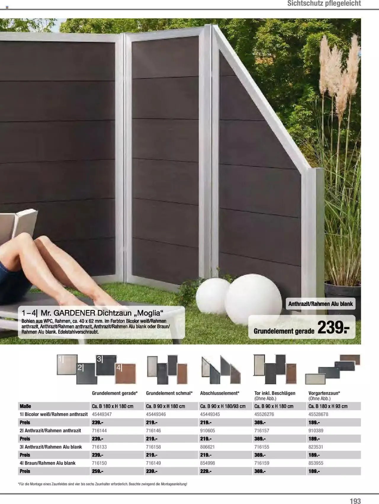 Hagebau Gartenjahr 2023 von 7. März bis 31. Dezember 2023 - Flugblätt seite  193