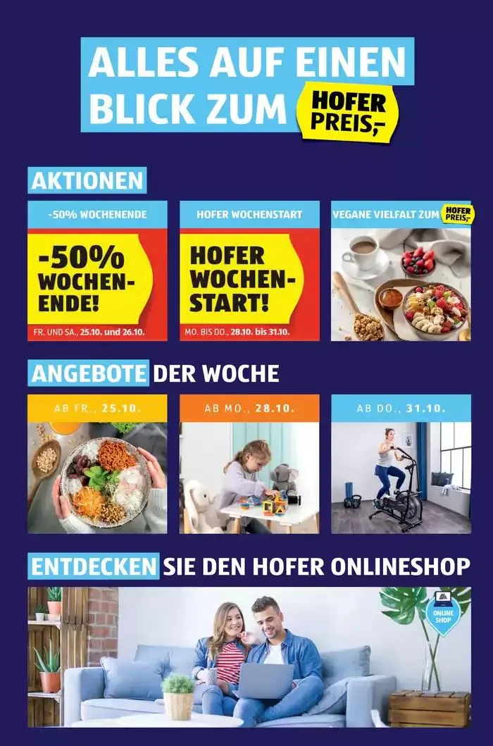 Blättern Sie online im HOFER Flugblatt von 23. Oktober bis 6. November 2024 - Flugblätt seite  2