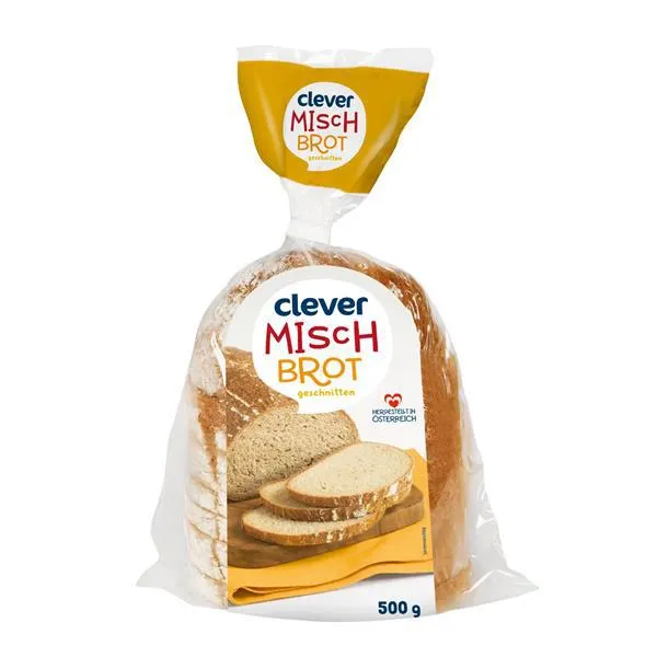 Clever Mischbrot geschnitten