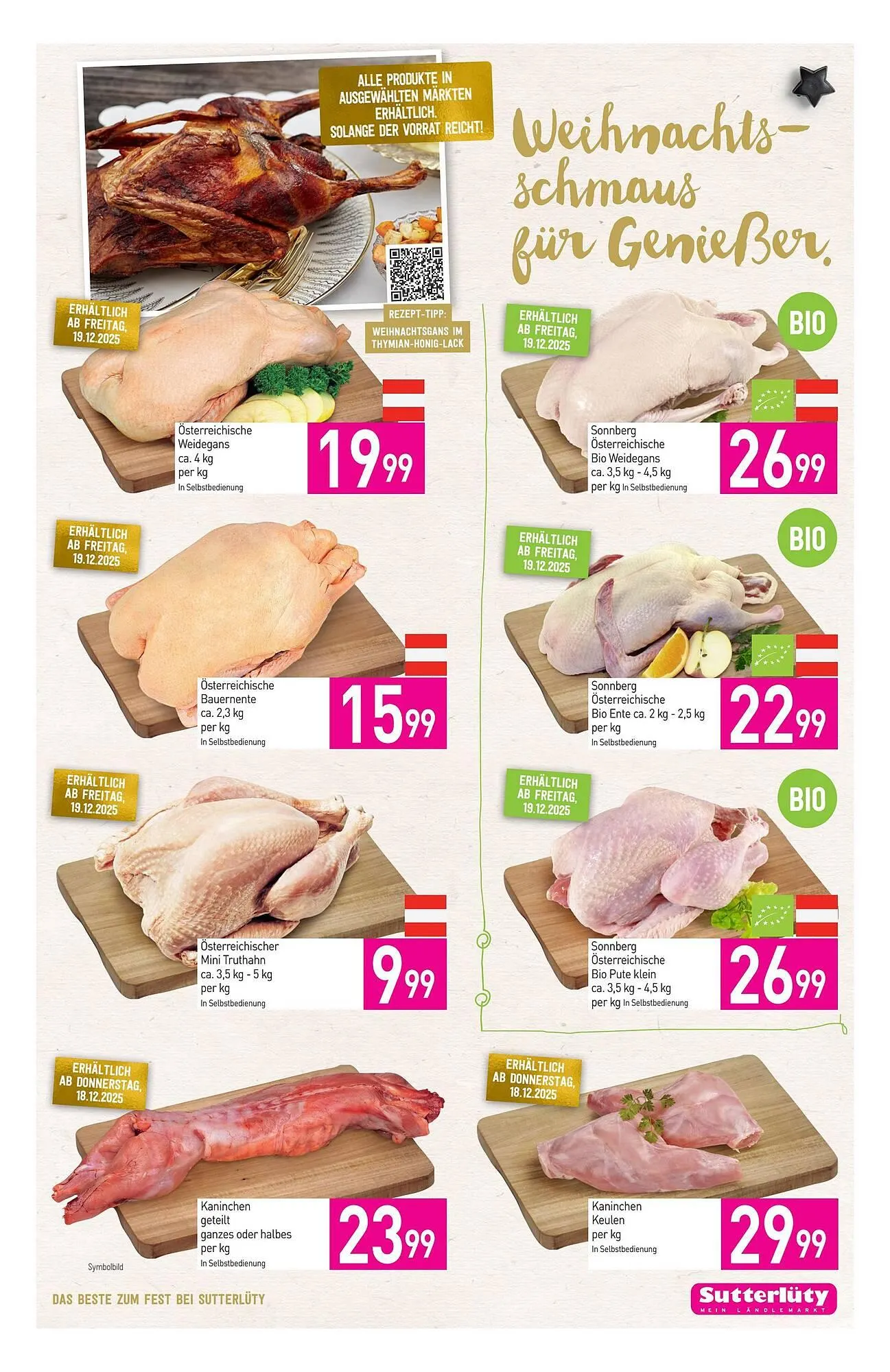 Sutterlüty Flugblatt von 22. Dezember bis 27. Dezember 2025 - Flugblätt seite  11