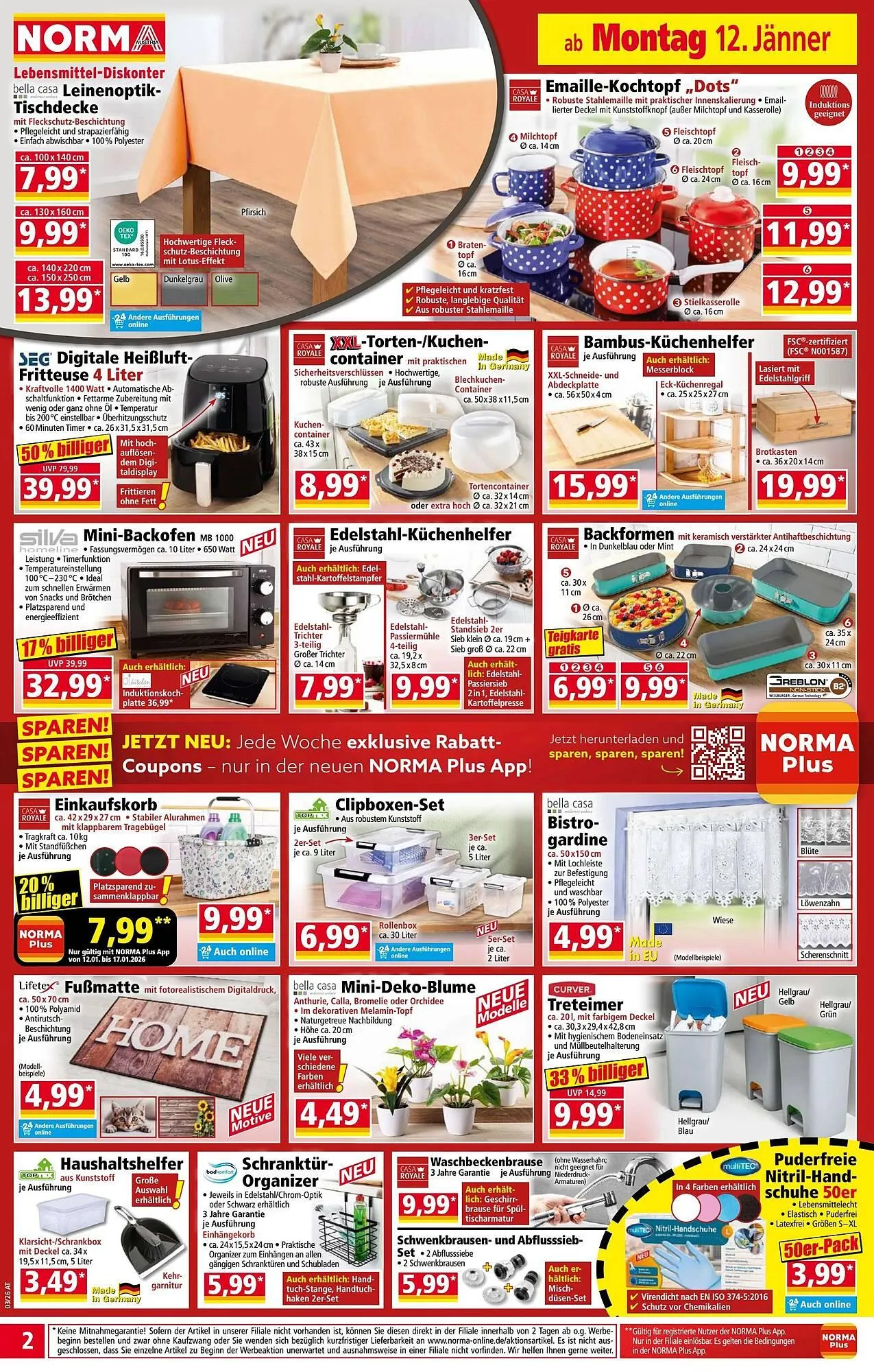 Norma Prospekt von 12. Jänner bis 18. Jänner 2026 - Flugblätt seite  2
