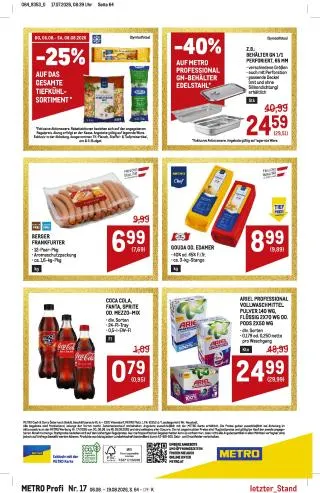 METRO Flugblatt - Profi von 6. August bis 19. August 2026 - Flugblätt seite  64