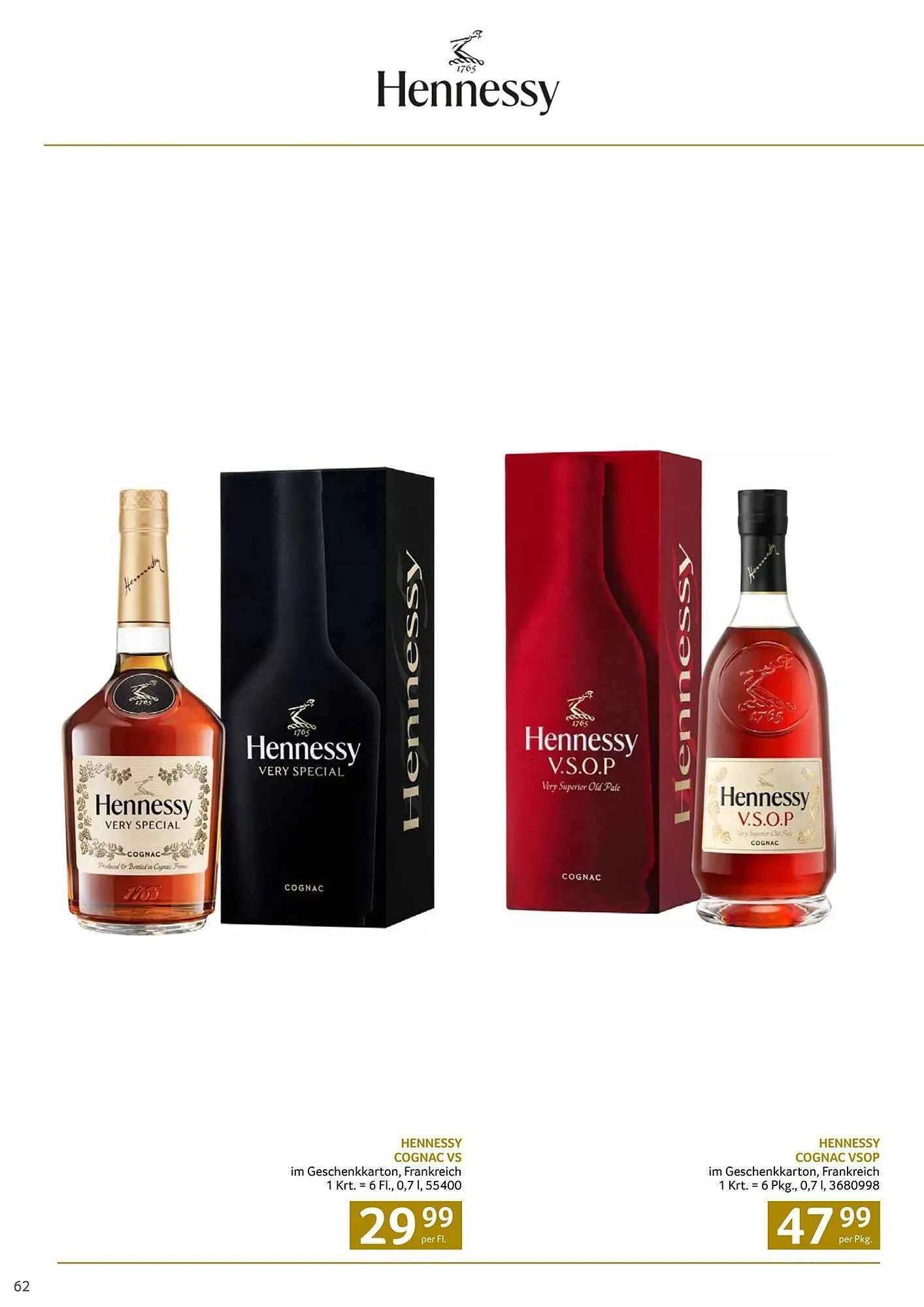 Transgourmet Flugblatt von 13. Oktober bis 24. Dezember 2025 - Flugblätt seite  62