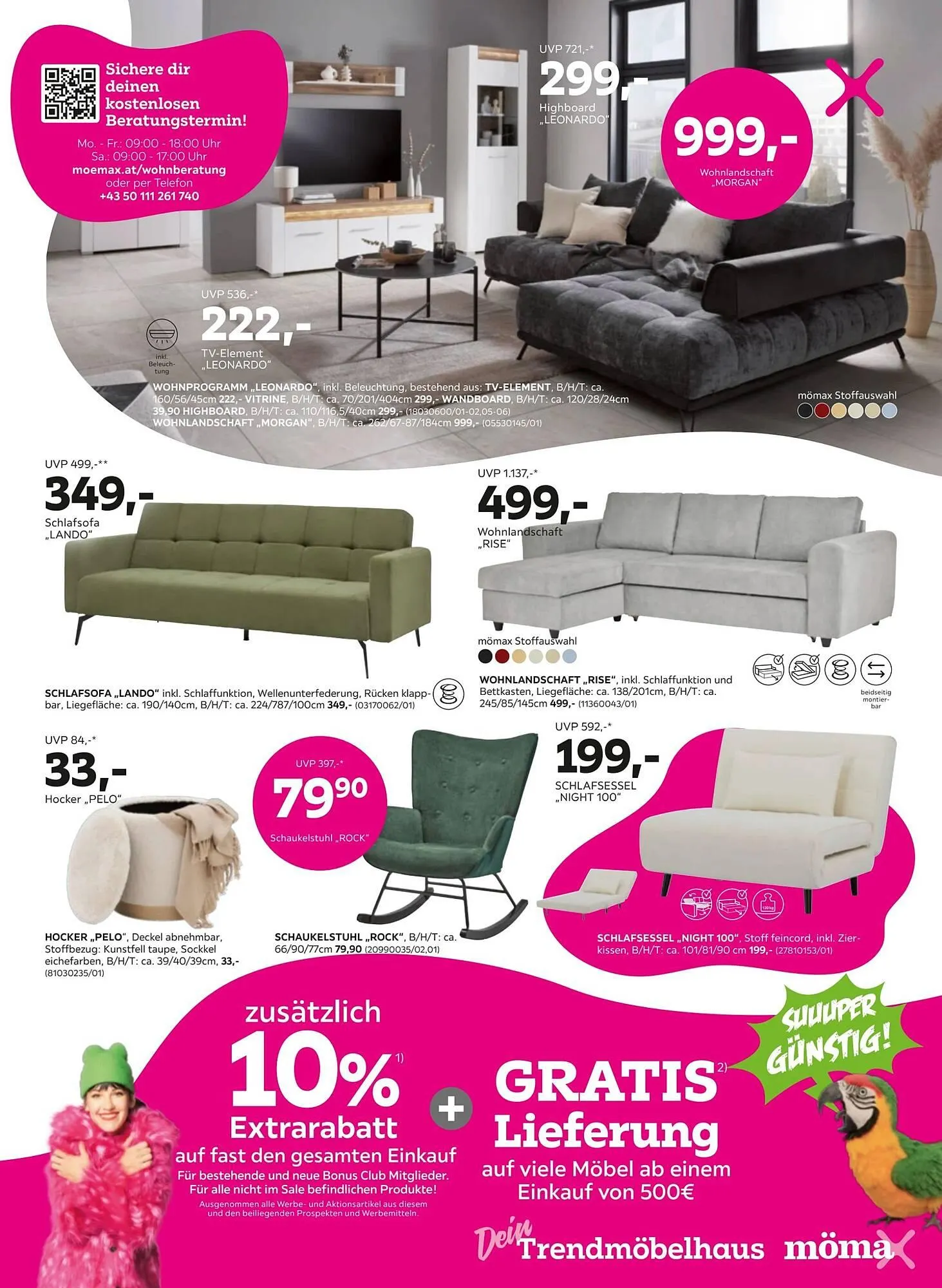 Mömax Flugblatt von 6. Jänner bis 10. Jänner 2026 - Flugblätt seite  3