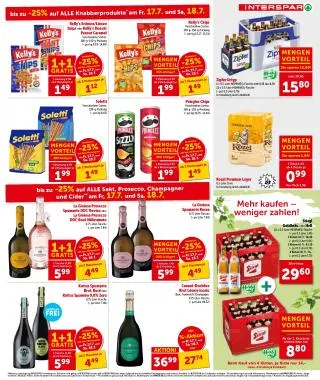 INTERSPAR Flugblatt von 16. Juli bis 29. Juli 2026 - Flugblätt seite  12