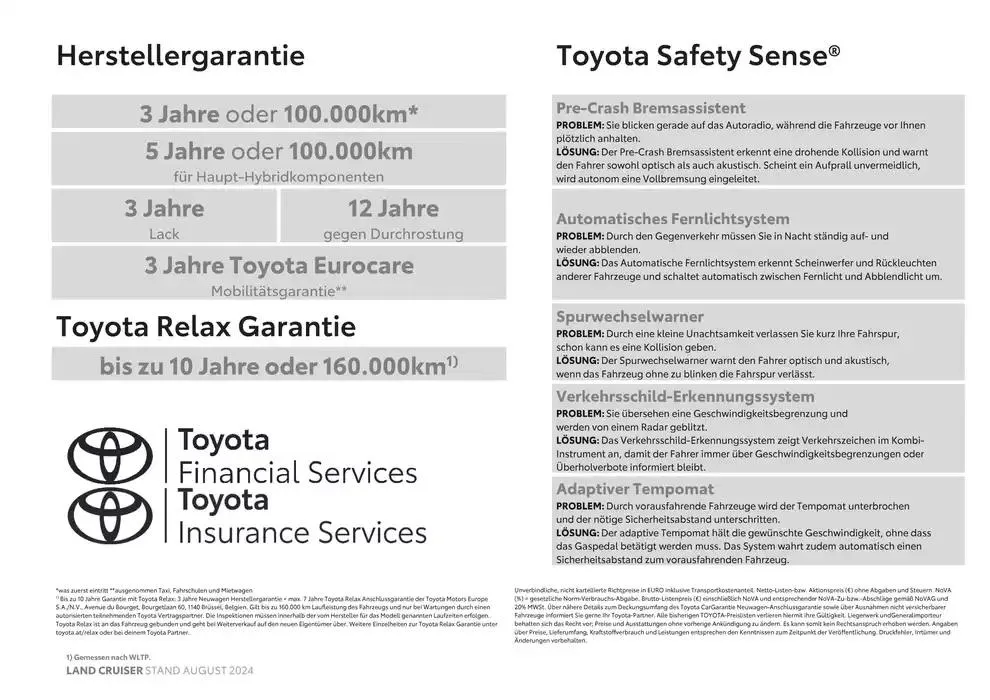 Toyota Land Cruiser von 11. Oktober bis 11. Oktober 2025 - Flugblätt seite  15