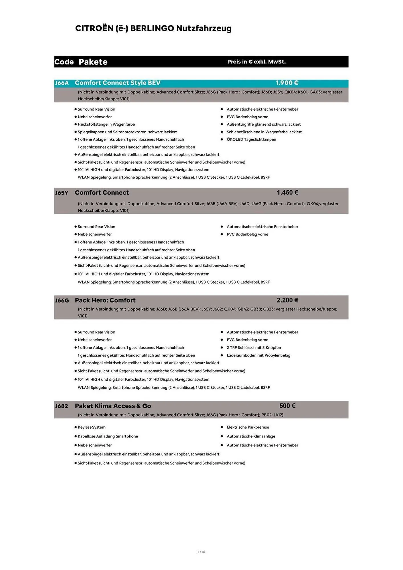 Citroen Flugblatt von 1. April bis 30. April 2026 - Flugblätt seite  8