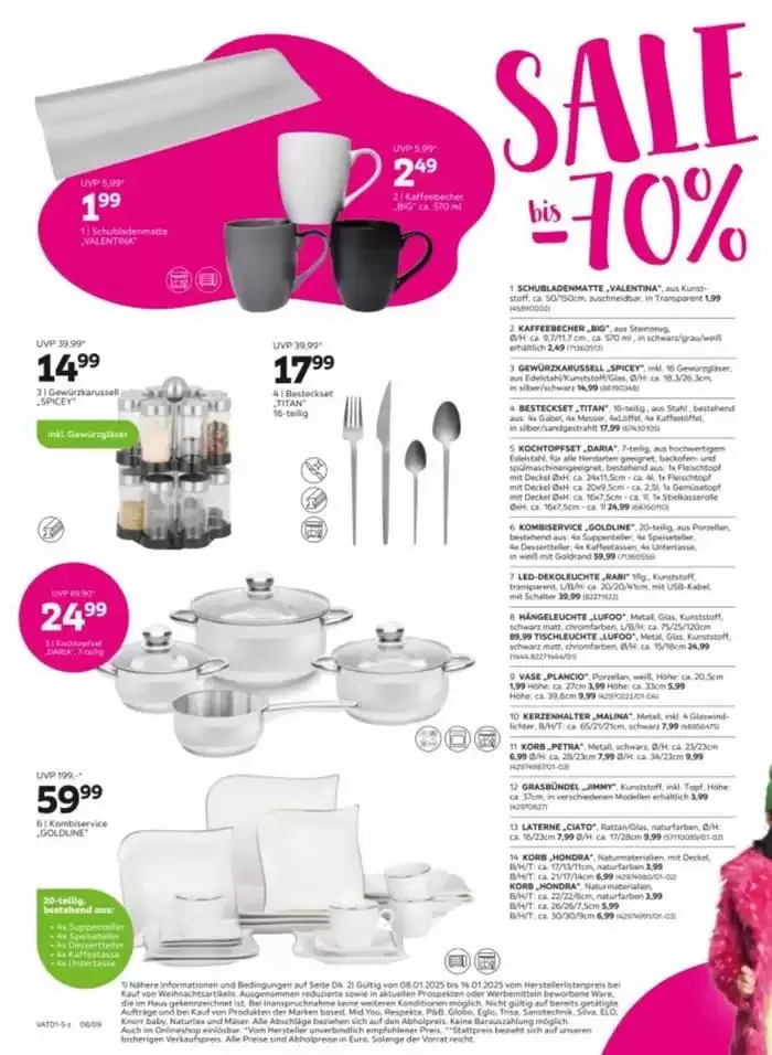 Sale bis -70% von 7. Jänner bis 14. Jänner 2025 - Flugblätt seite 10