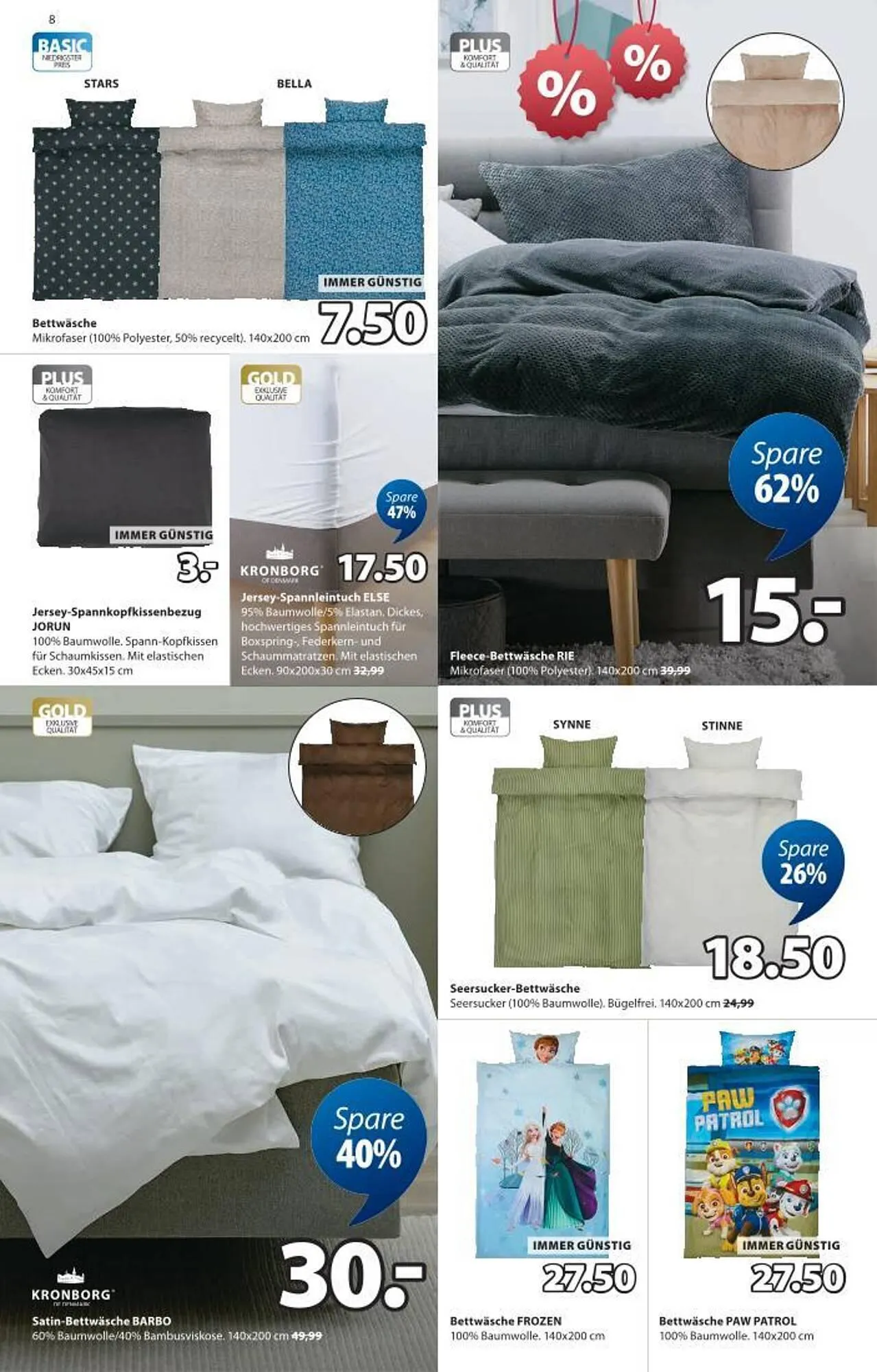 JYSK Flugblatt von 2. Jänner bis 10. Februar 2026 - Flugblätt seite  8