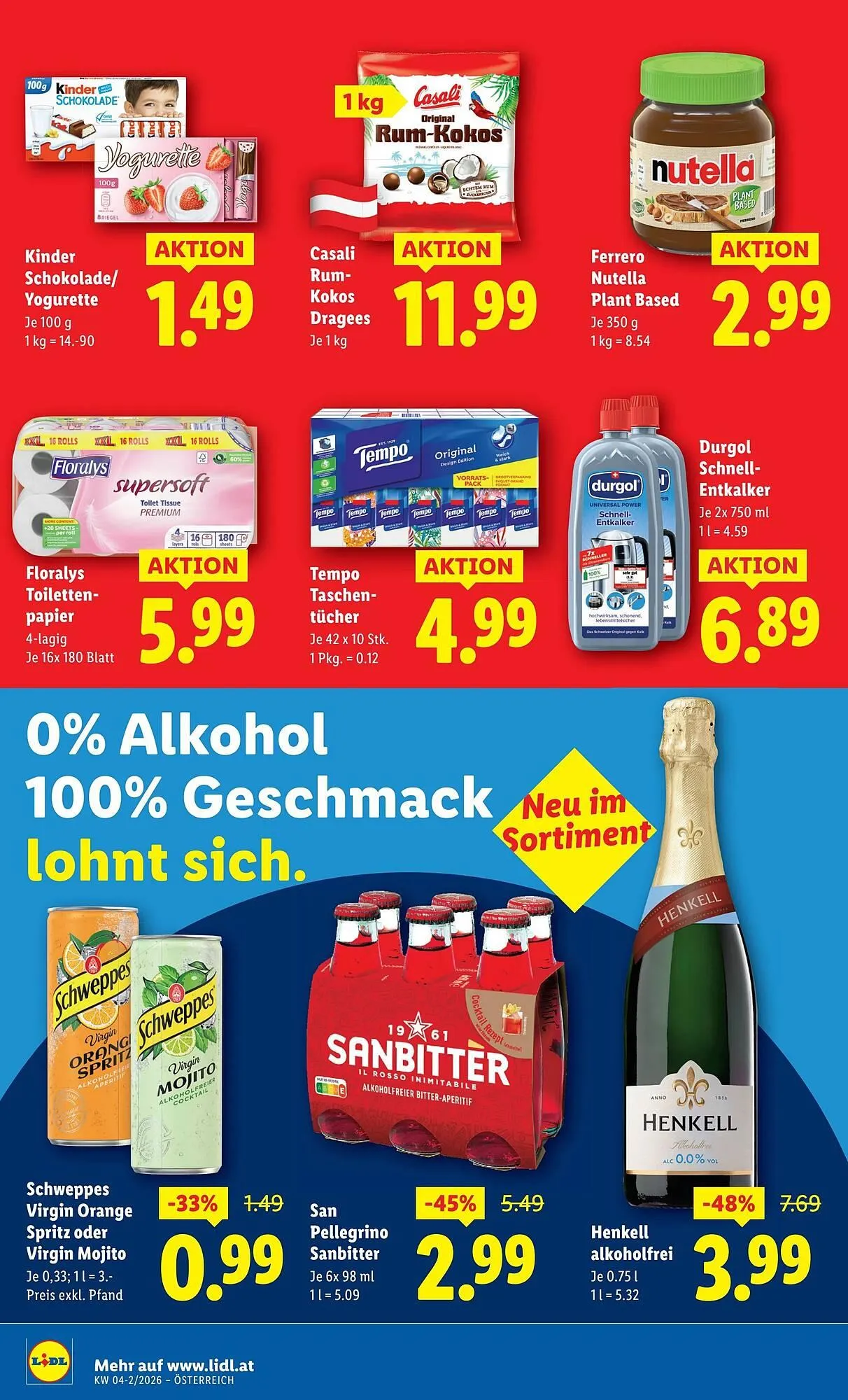 Lidl Flugblatt von 22. Jänner bis 29. Jänner 2026 - Flugblätt seite  12