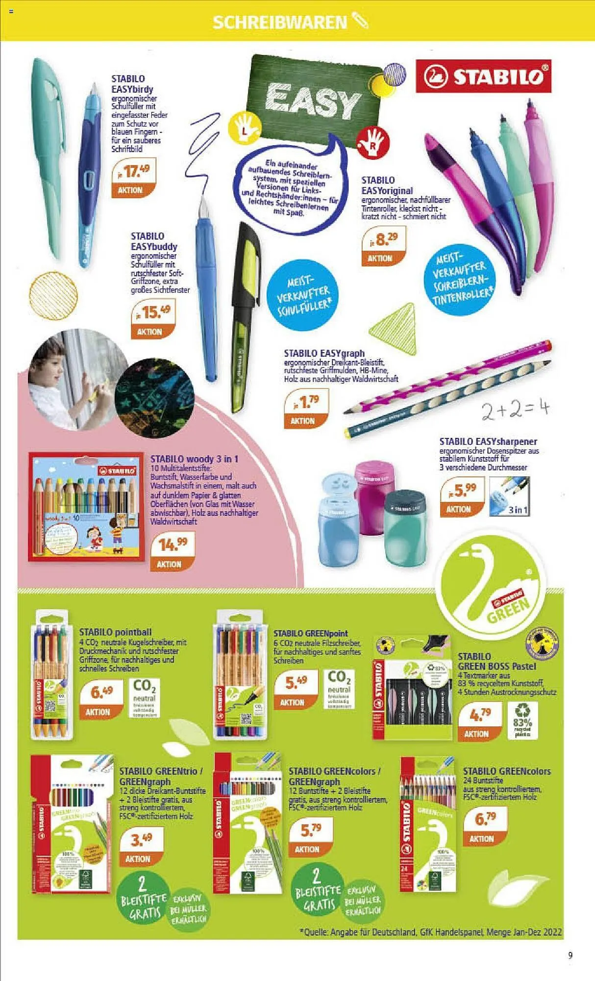 Müller Flugblatt von 28. August bis 16. September 2023 - Flugblätt seite 9