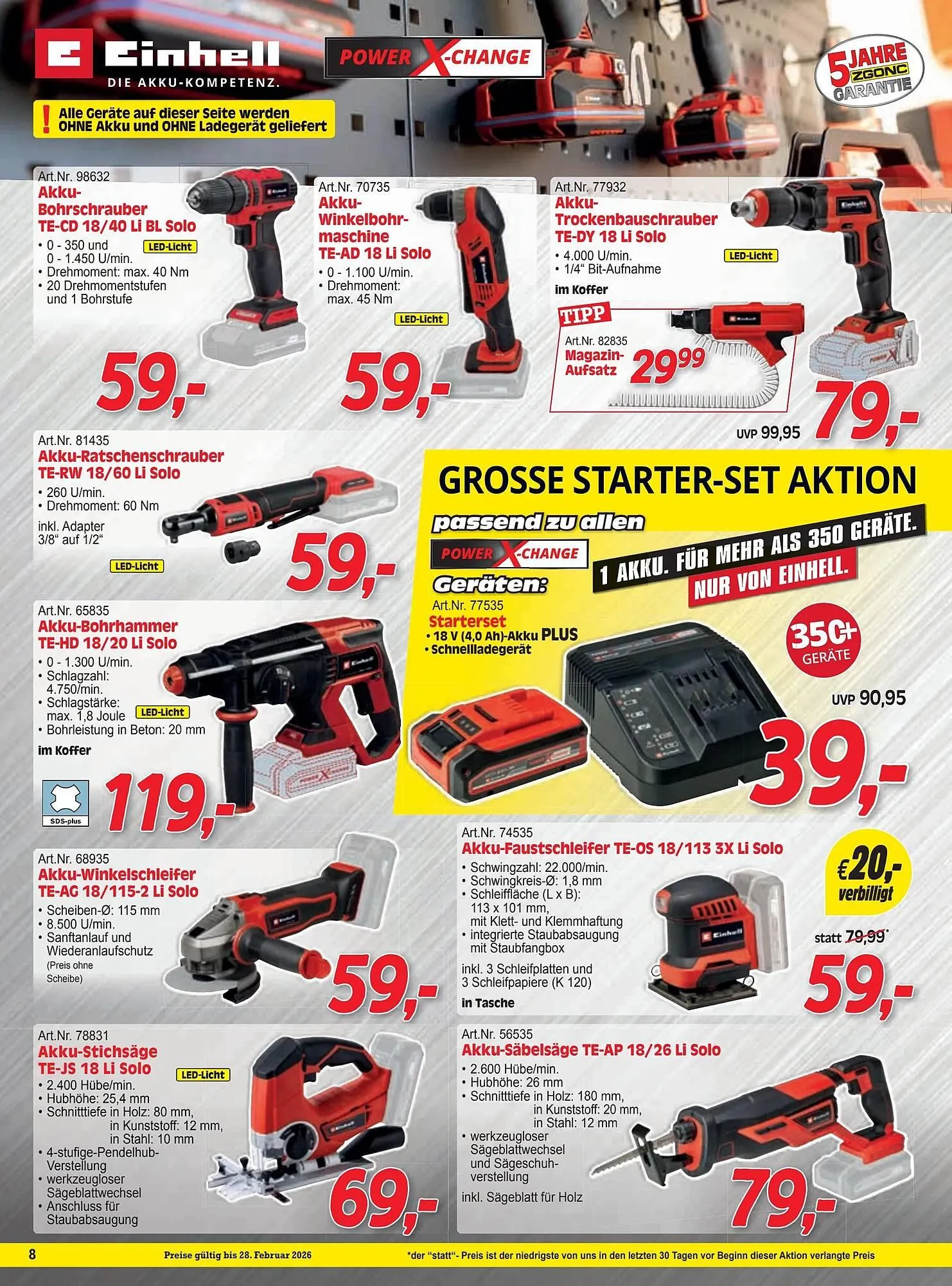 Zgonc Flugblatt von 12. Februar bis 28. Februar 2026 - Flugblätt seite 8