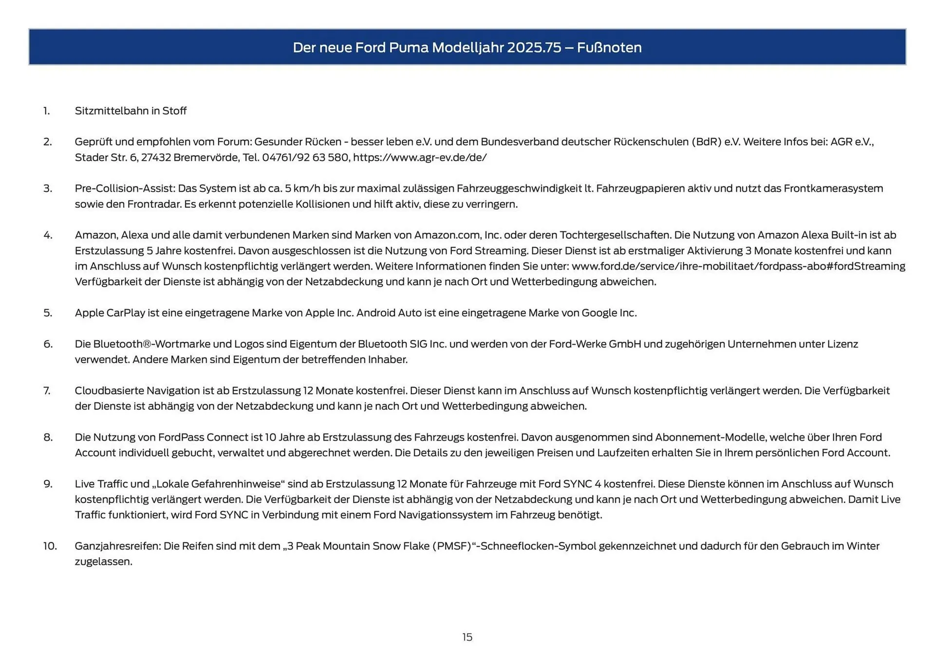 Ford Flugblatt von 14. Oktober bis 28. Oktober 2025 - Flugblätt seite  15