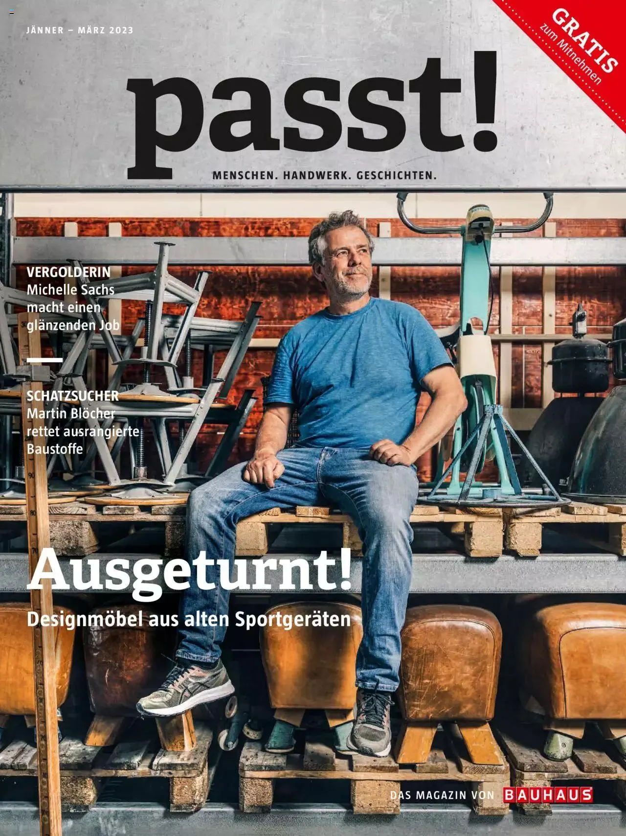 Bauhaus passt! Magazin von 24. Jänner bis 31. Dezember 2023 - Flugblätt seite  1