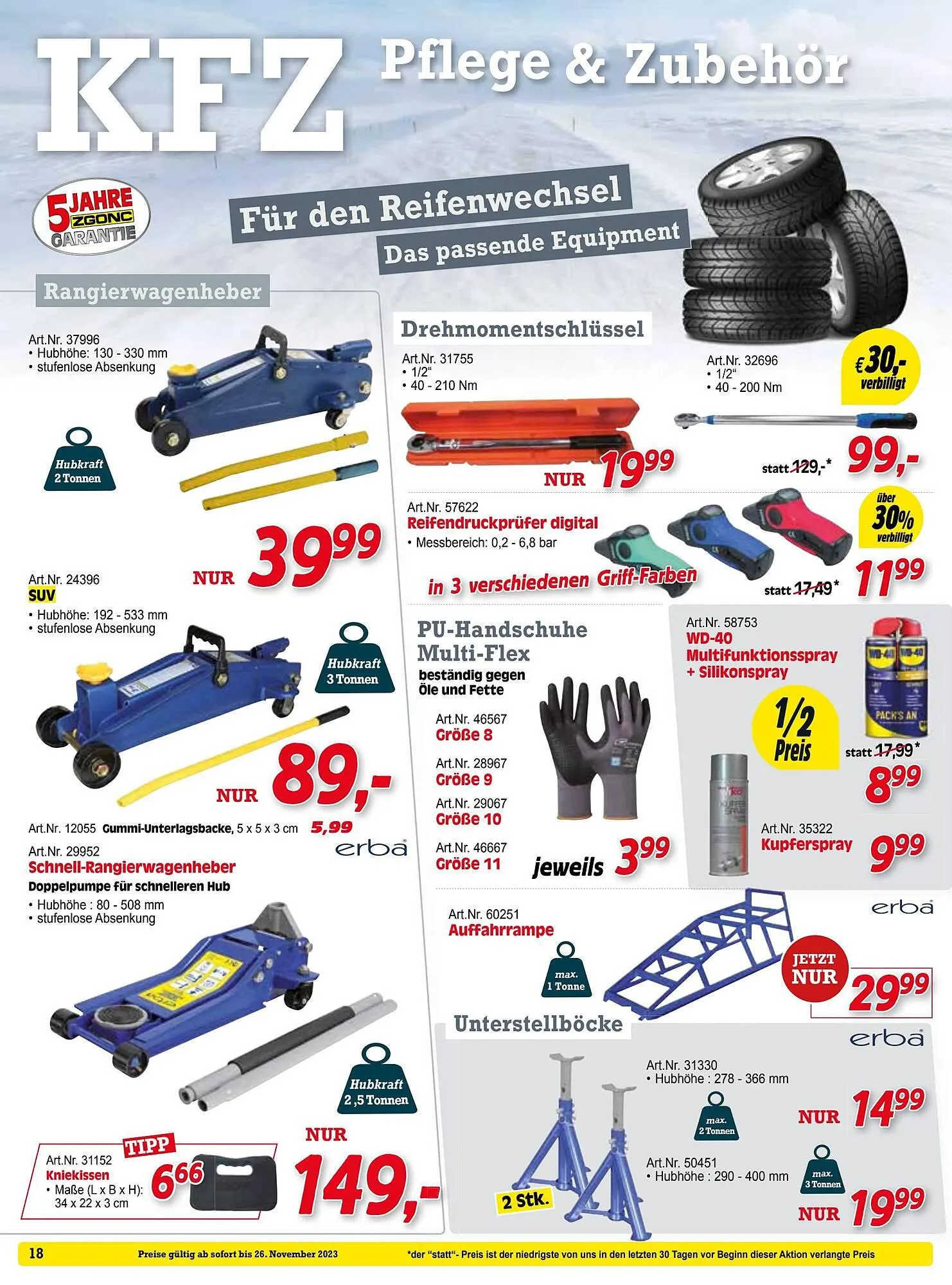 Zgonc Flugblatt von 1. November bis 26. November 2023 - Flugblätt seite 18
