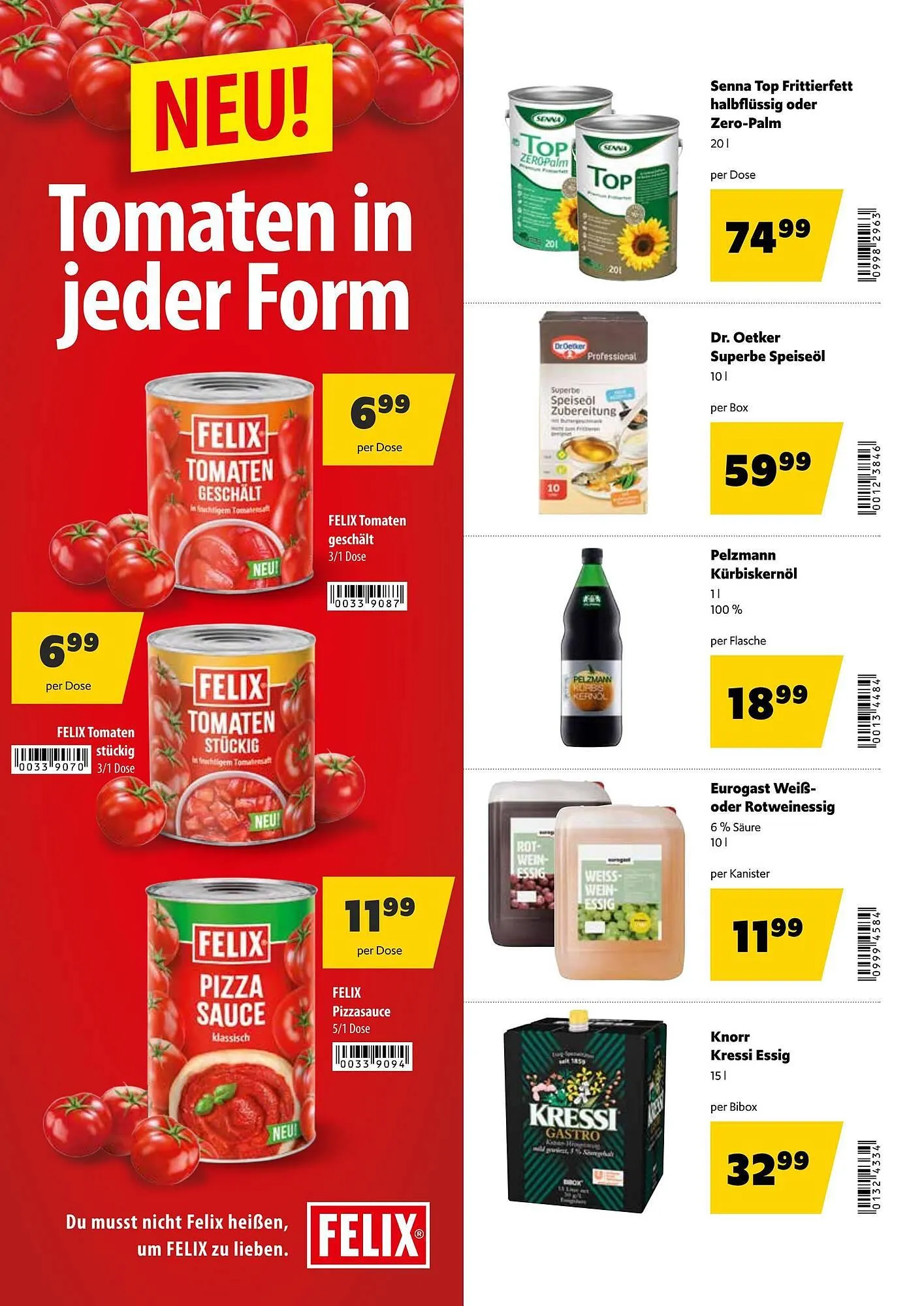 Eurogast Grissemann Flugblatt von 23. März bis 4. April 2026 - Flugblätt seite  14