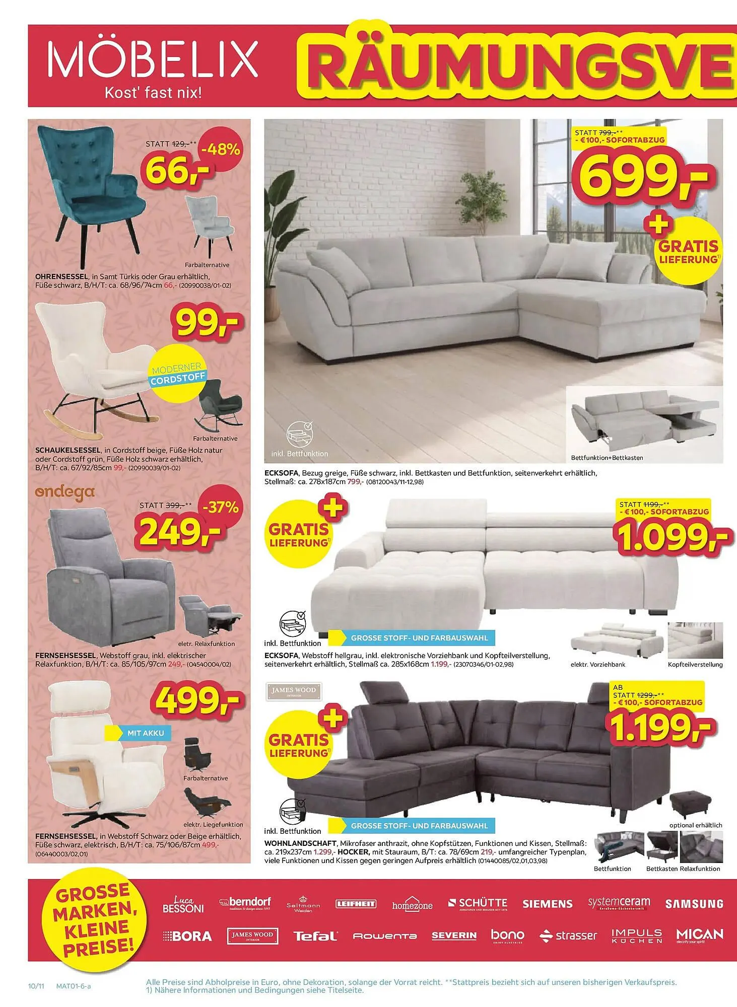 Möbelix Prospekt von 22. Dezember bis 5. Jänner 2026 - Flugblätt seite  10