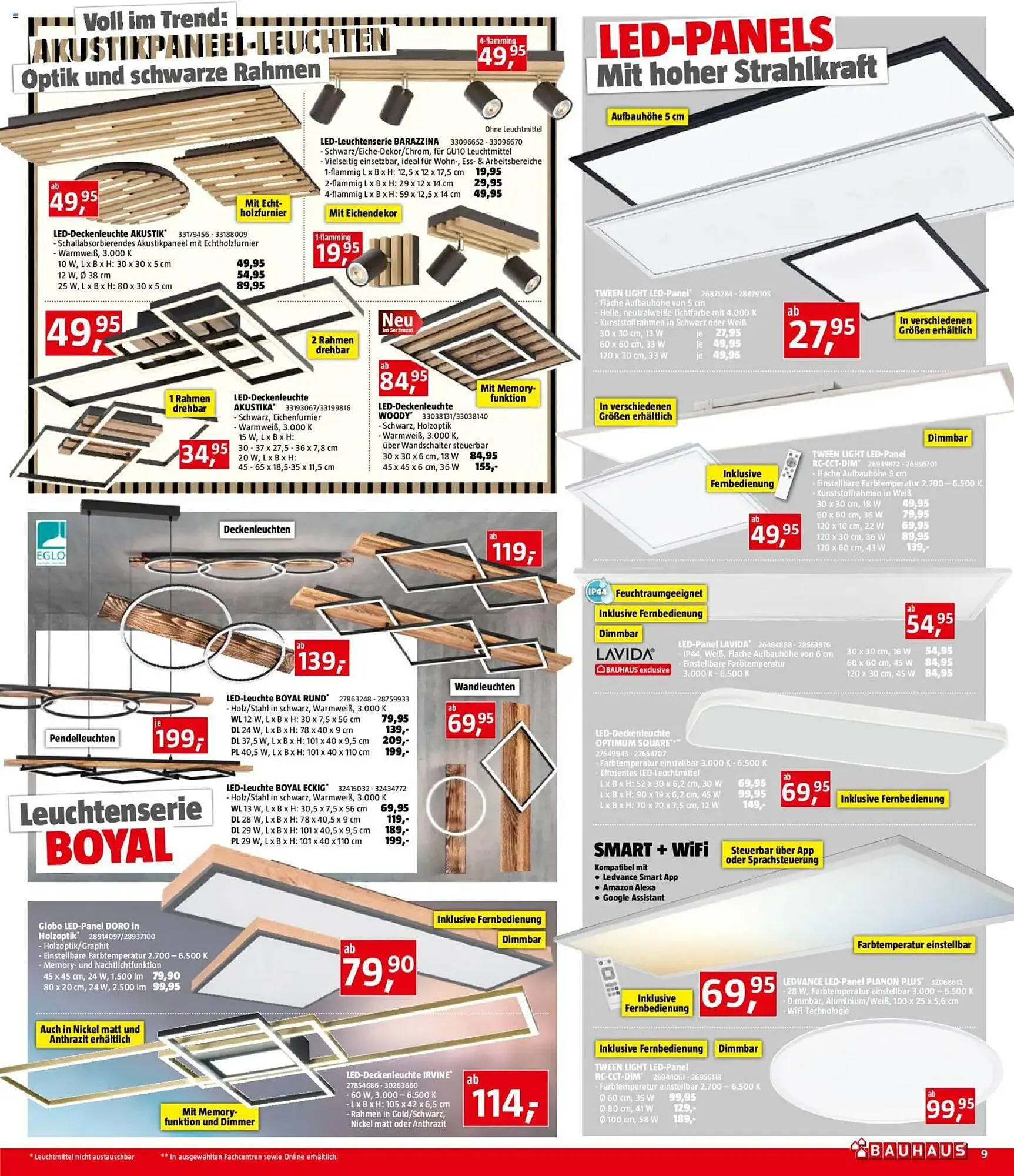Bauhaus Flugblatt von 5. November bis 2. Dezember 2025 - Flugblätt seite 9