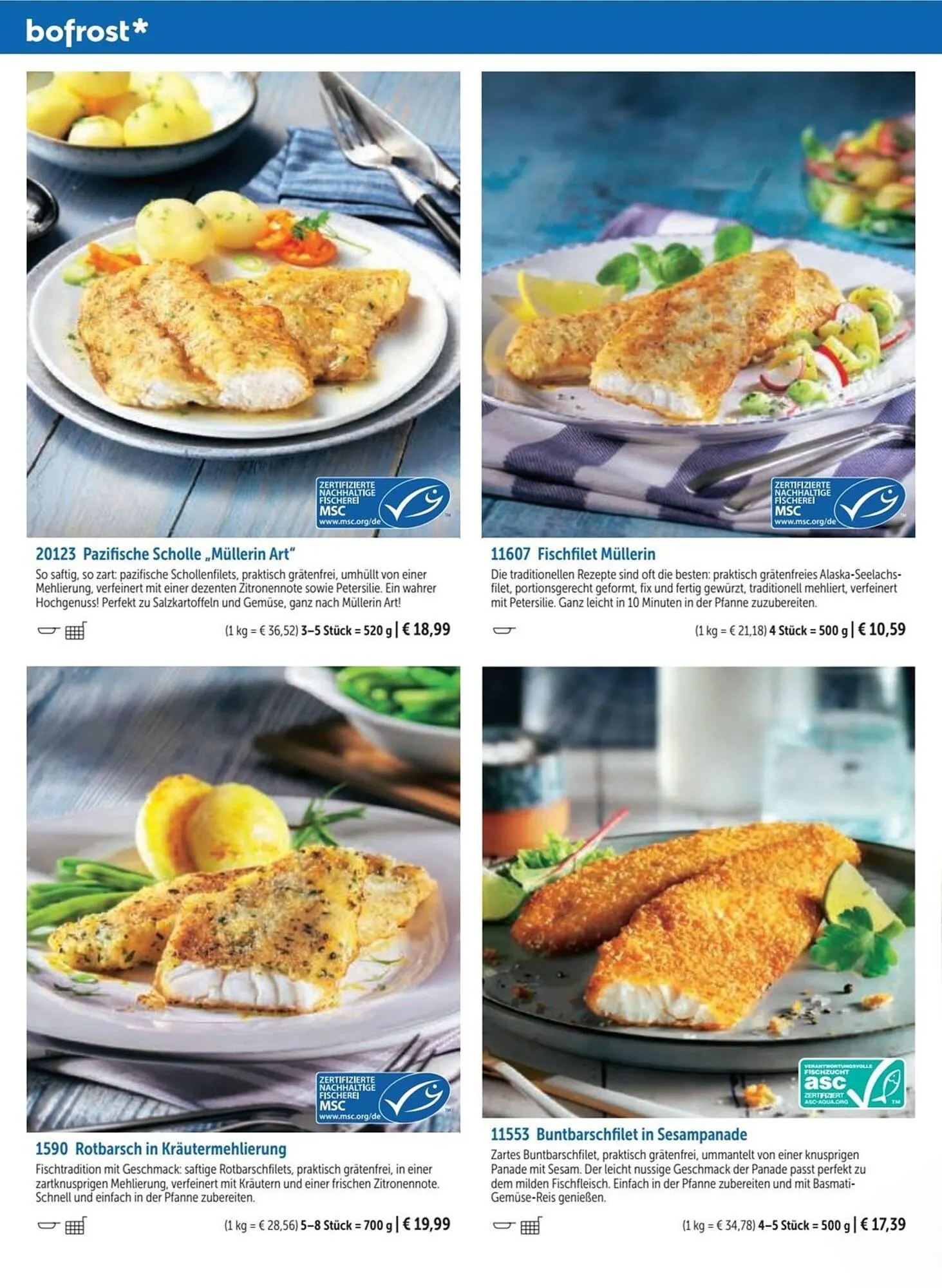 Bofrost Katalog von 13. September bis 6. März 2026 - Flugblätt seite  58