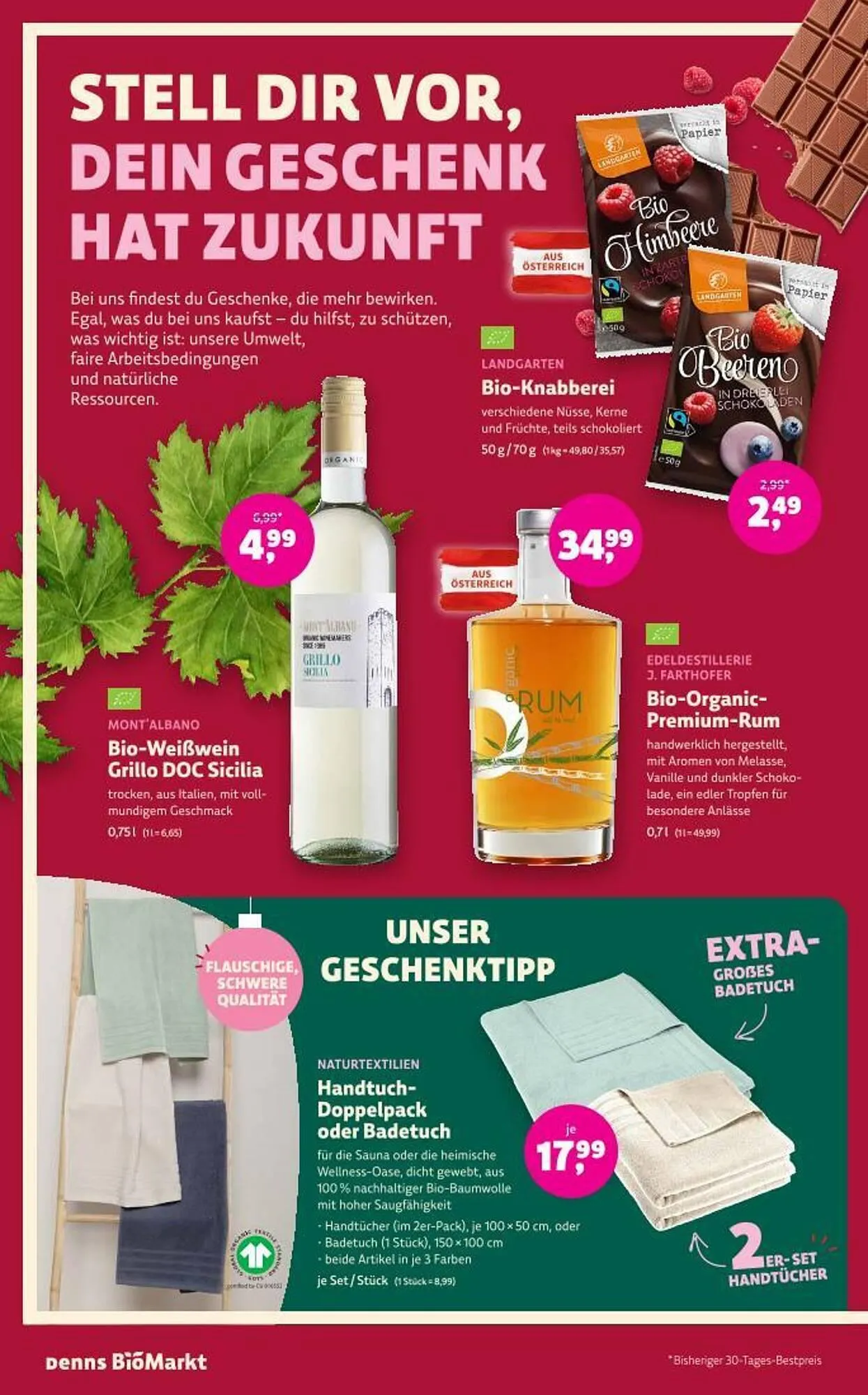 Denn's Biomarkt Flugblatt von 17. Dezember bis 31. Dezember 2025 - Flugblätt seite  12
