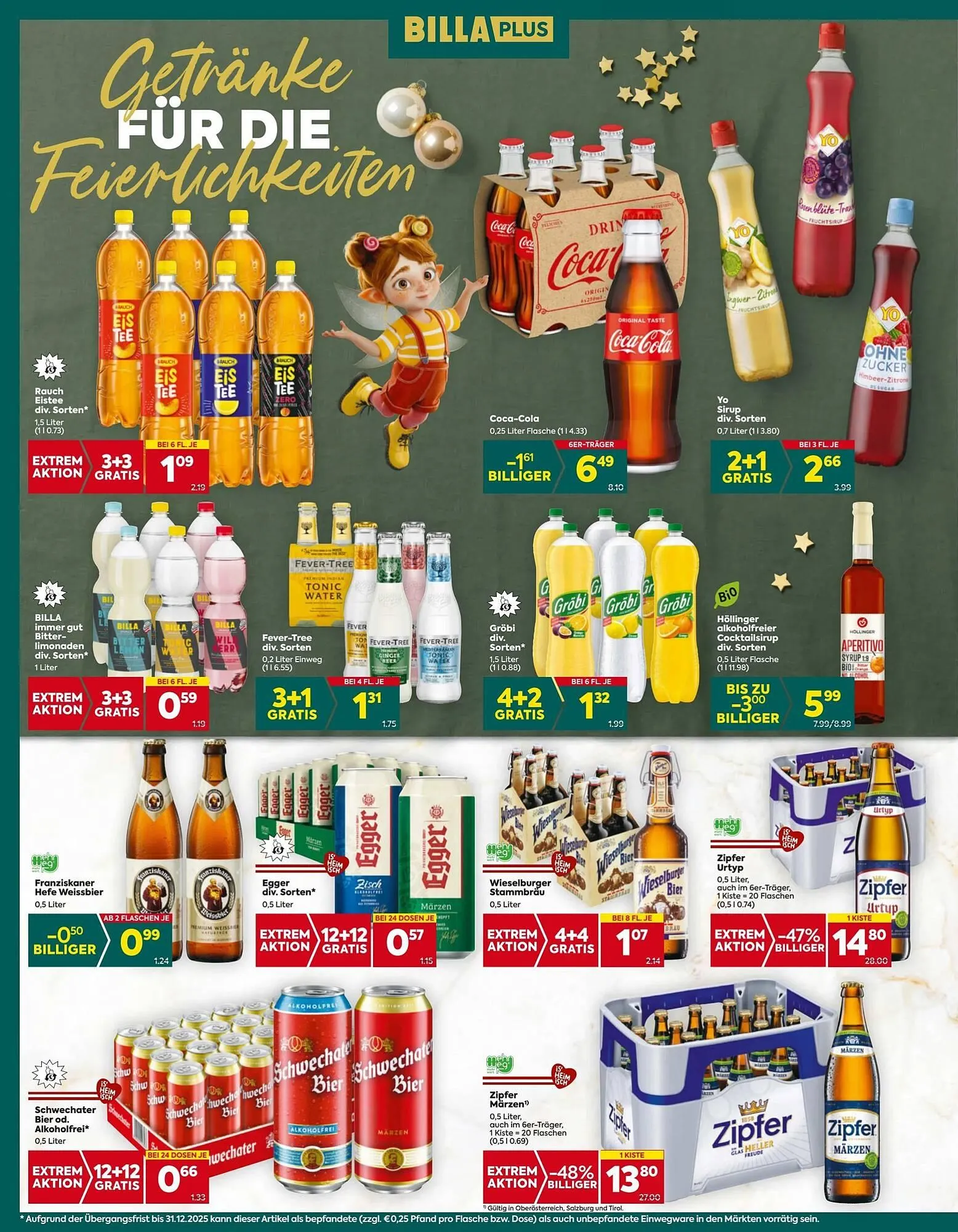 Billa Corso Flugblatt von 18. Dezember bis 24. Dezember 2025 - Flugblätt seite 15